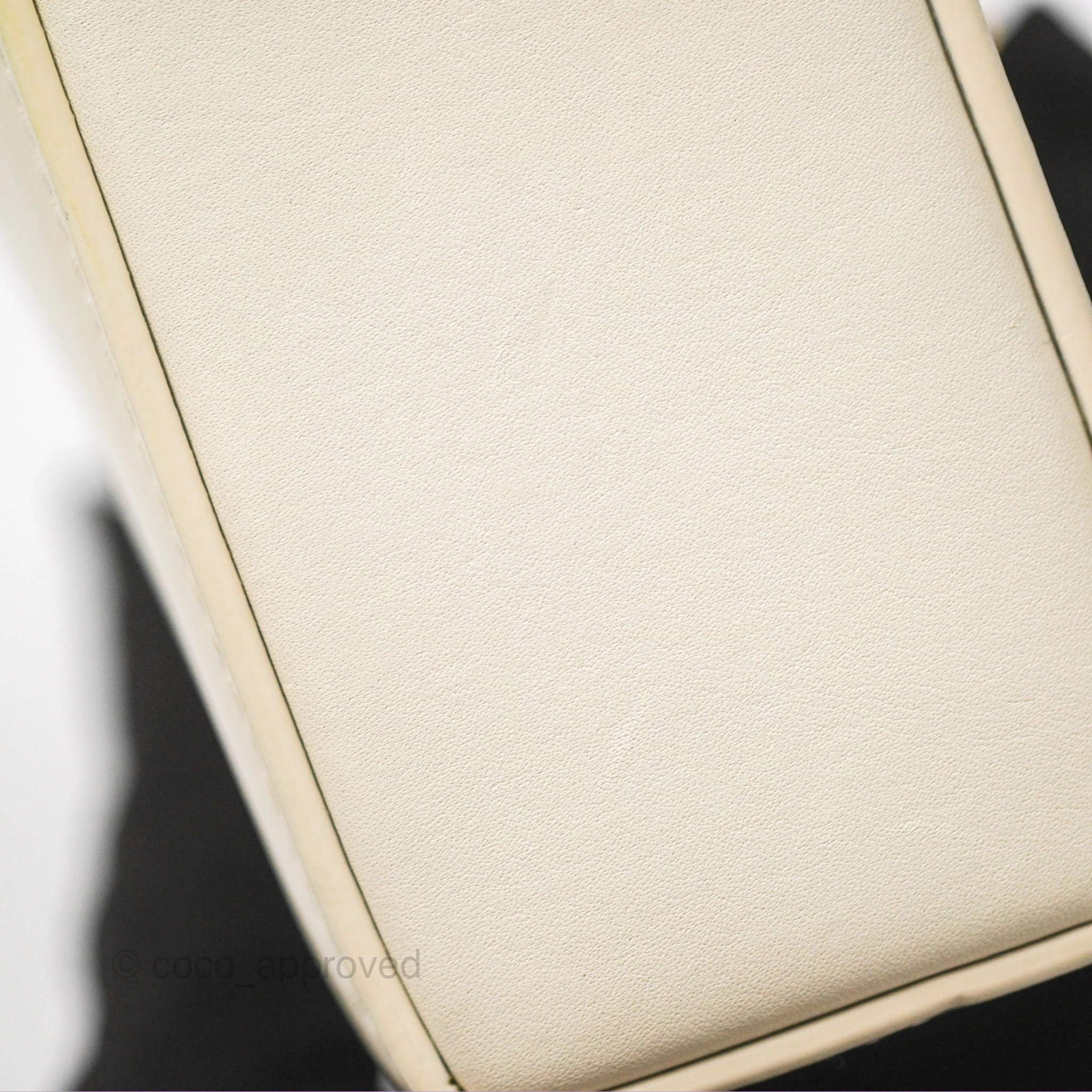 Christian Dior 30 Montaigne Box Bag White Calfskin