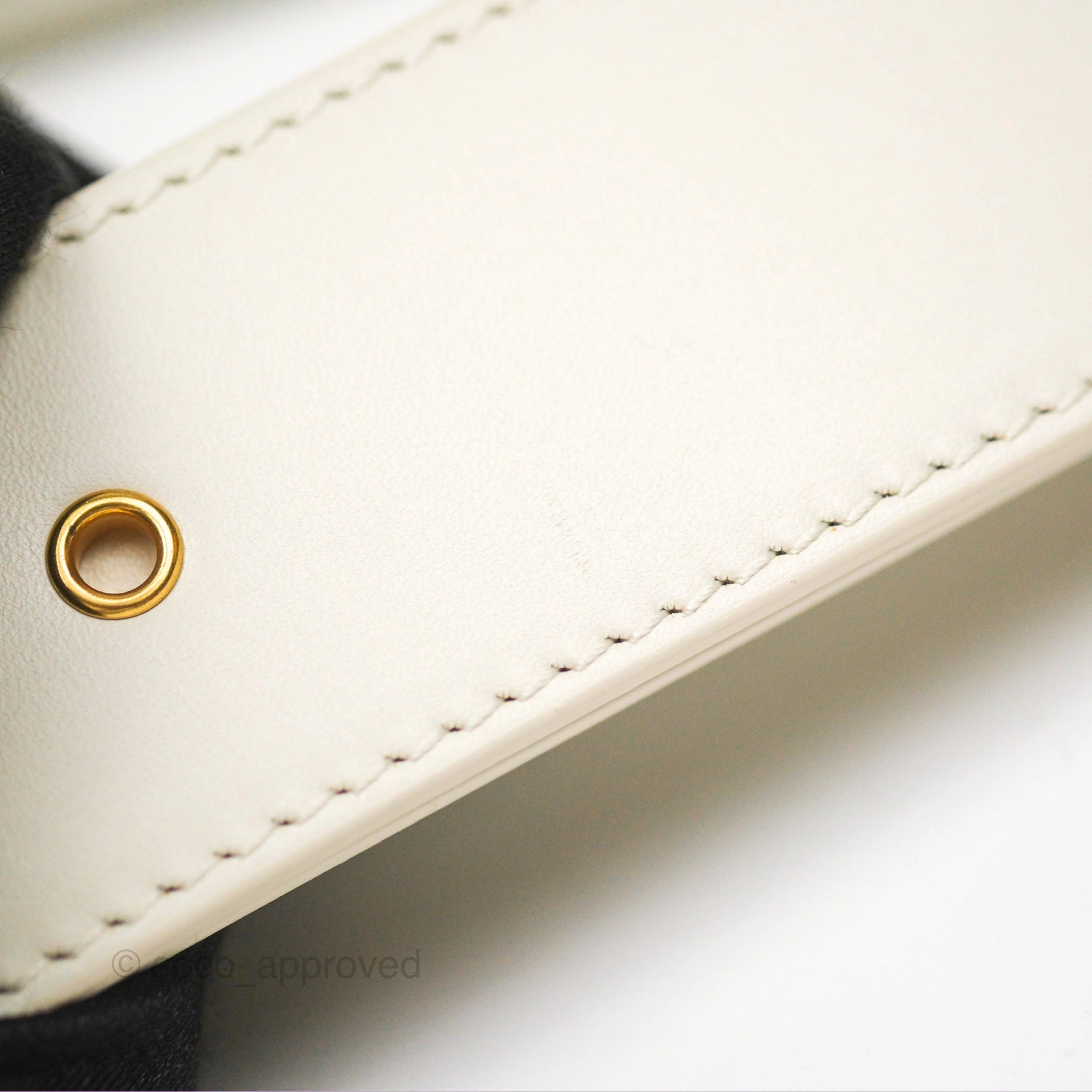 Christian Dior 30 Montaigne Box Bag White Calfskin