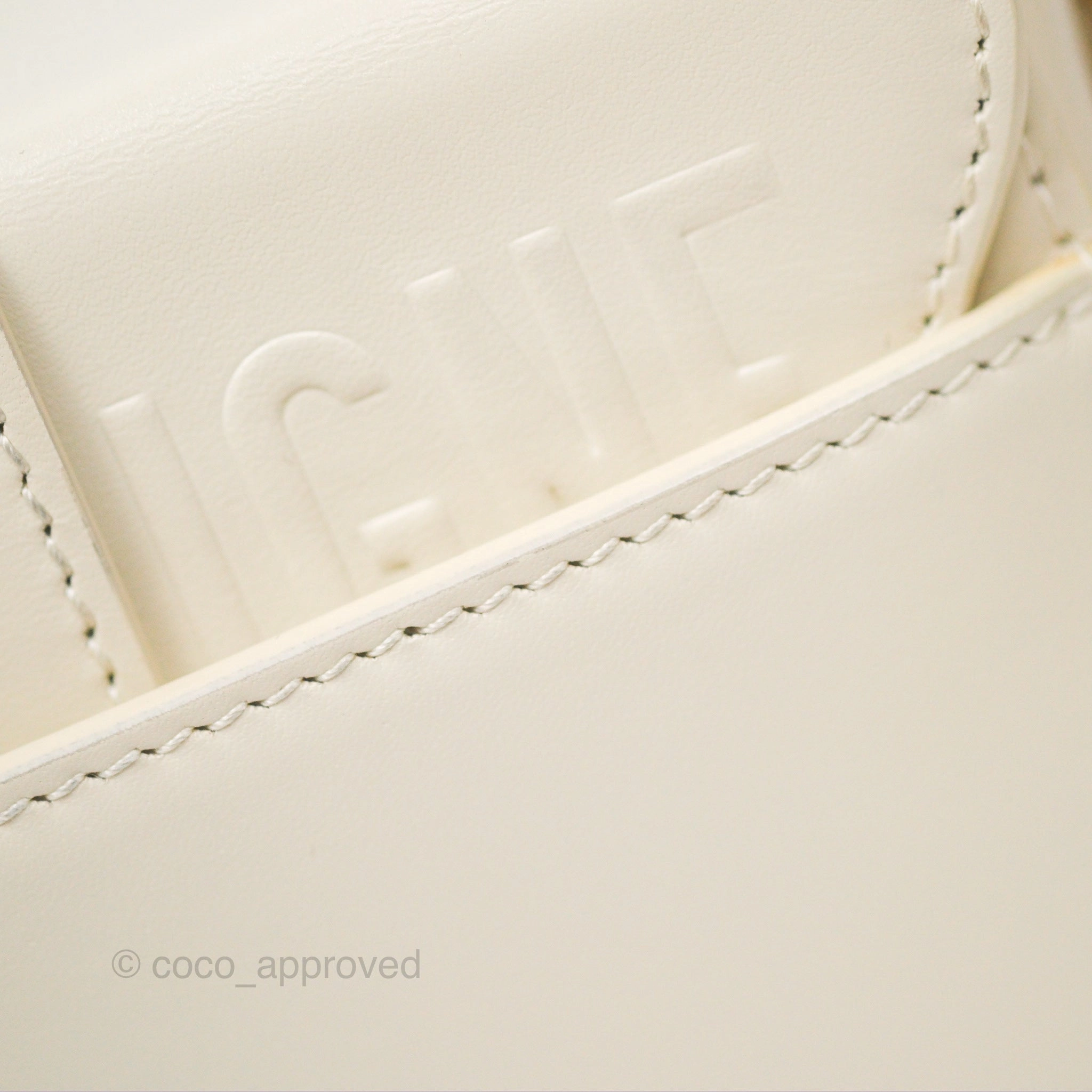 Christian Dior 30 Montaigne Box Bag White Calfskin