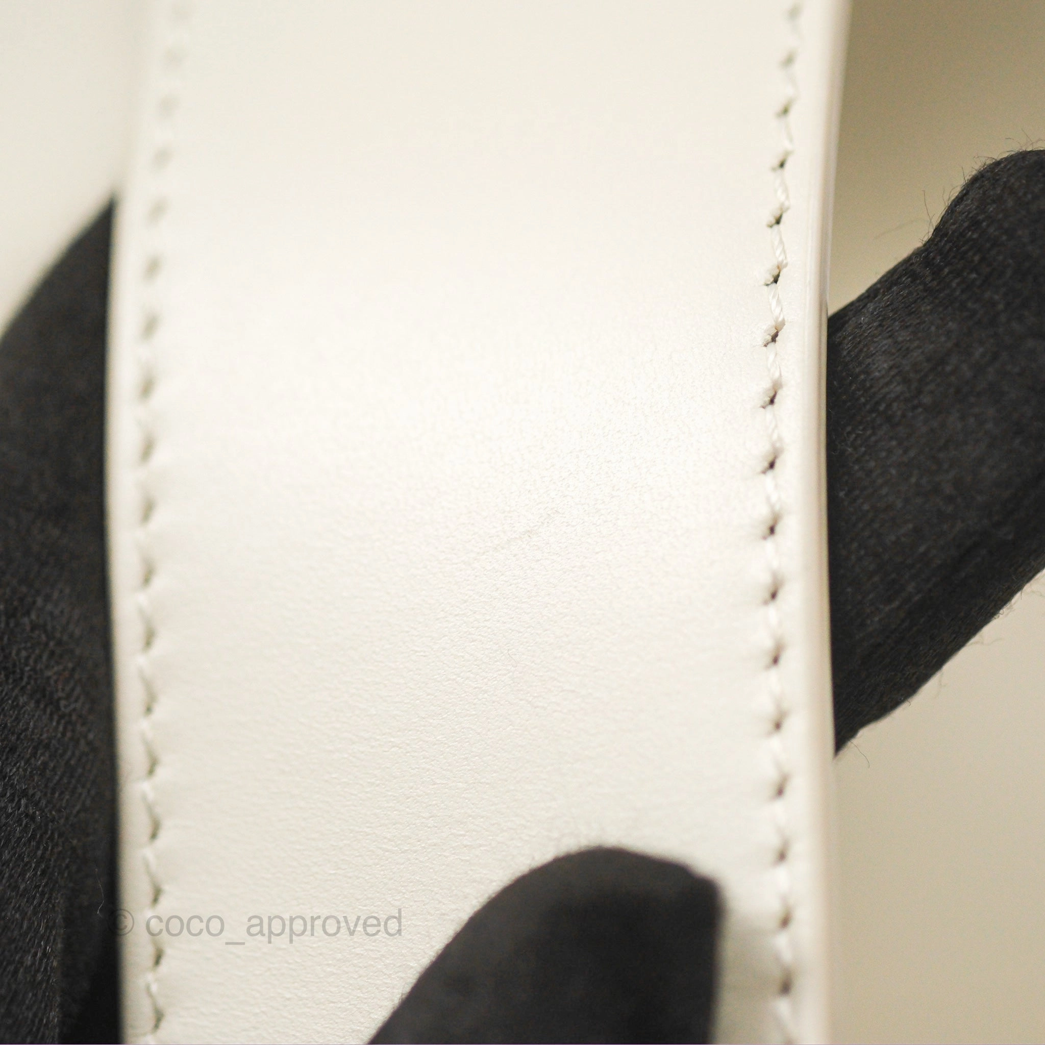 Christian Dior 30 Montaigne Box Bag White Calfskin