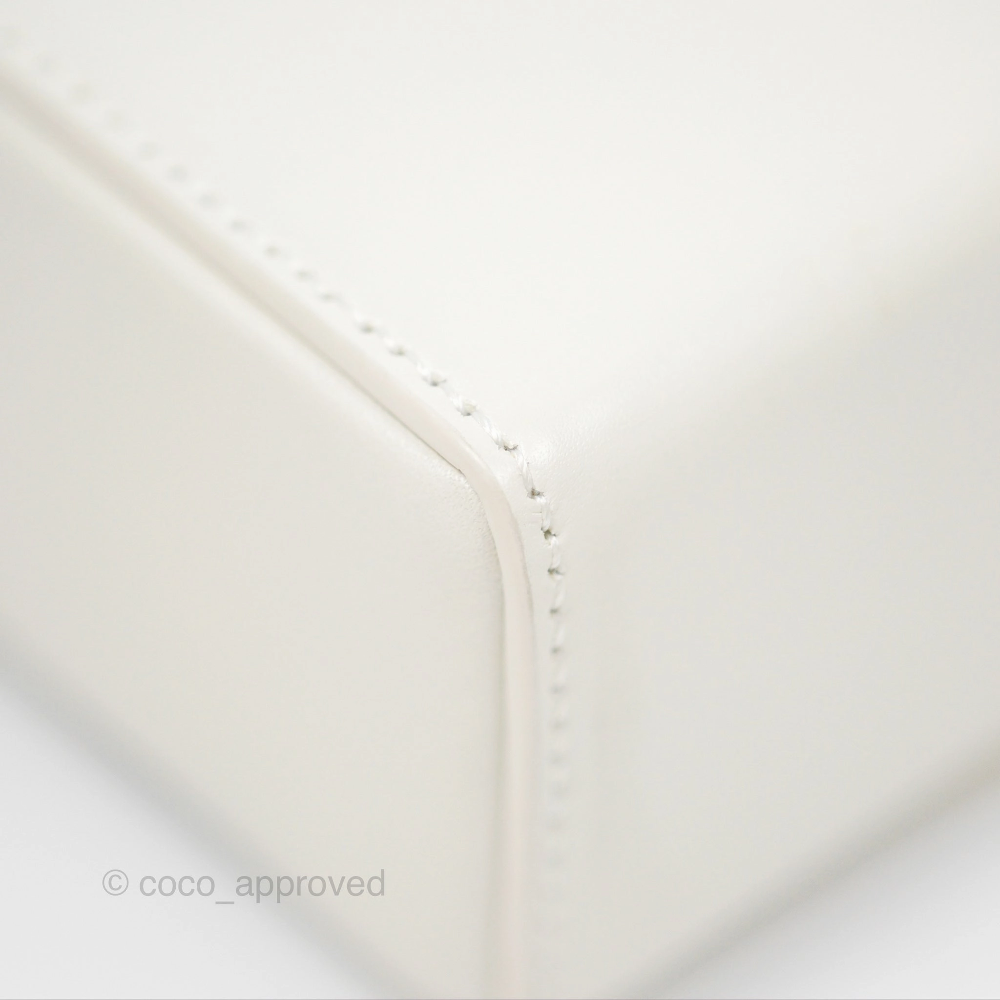 Christian Dior 30 Montaigne Box Bag White Calfskin