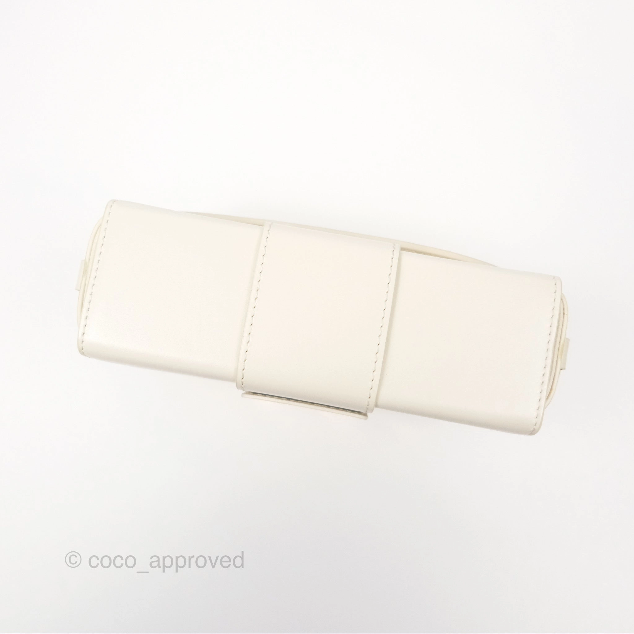 Christian Dior 30 Montaigne Box Bag White Calfskin