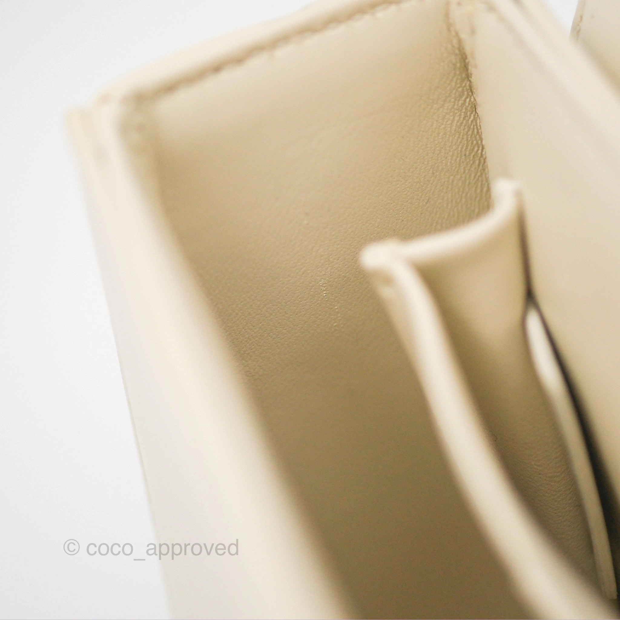 Christian Dior 30 Montaigne Box Bag White Calfskin