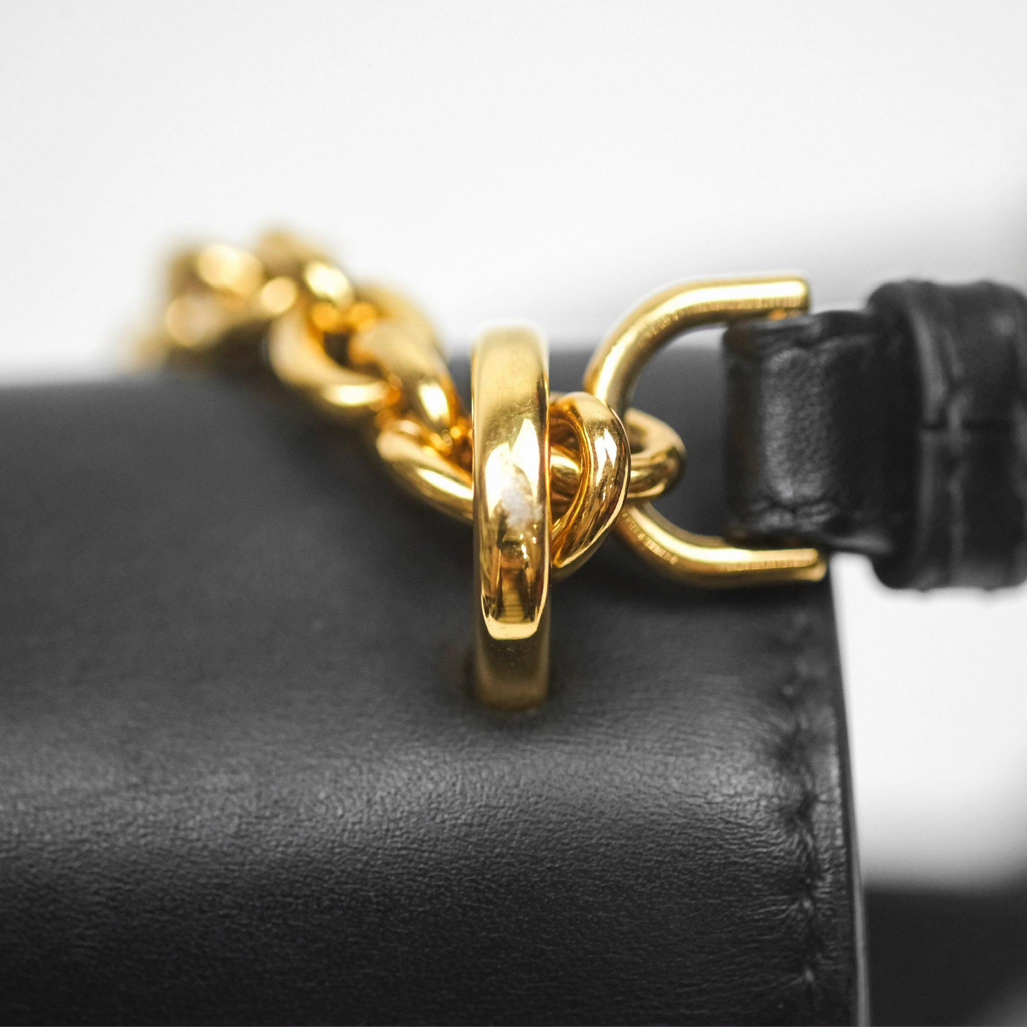 Christian Dior 30 Montaigne East-West Chain Bag Black
