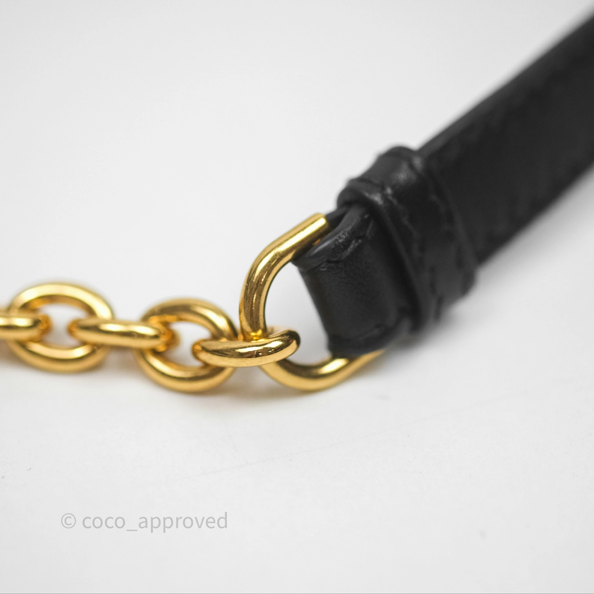 Christian Dior 30 Montaigne East-West Chain Bag Black