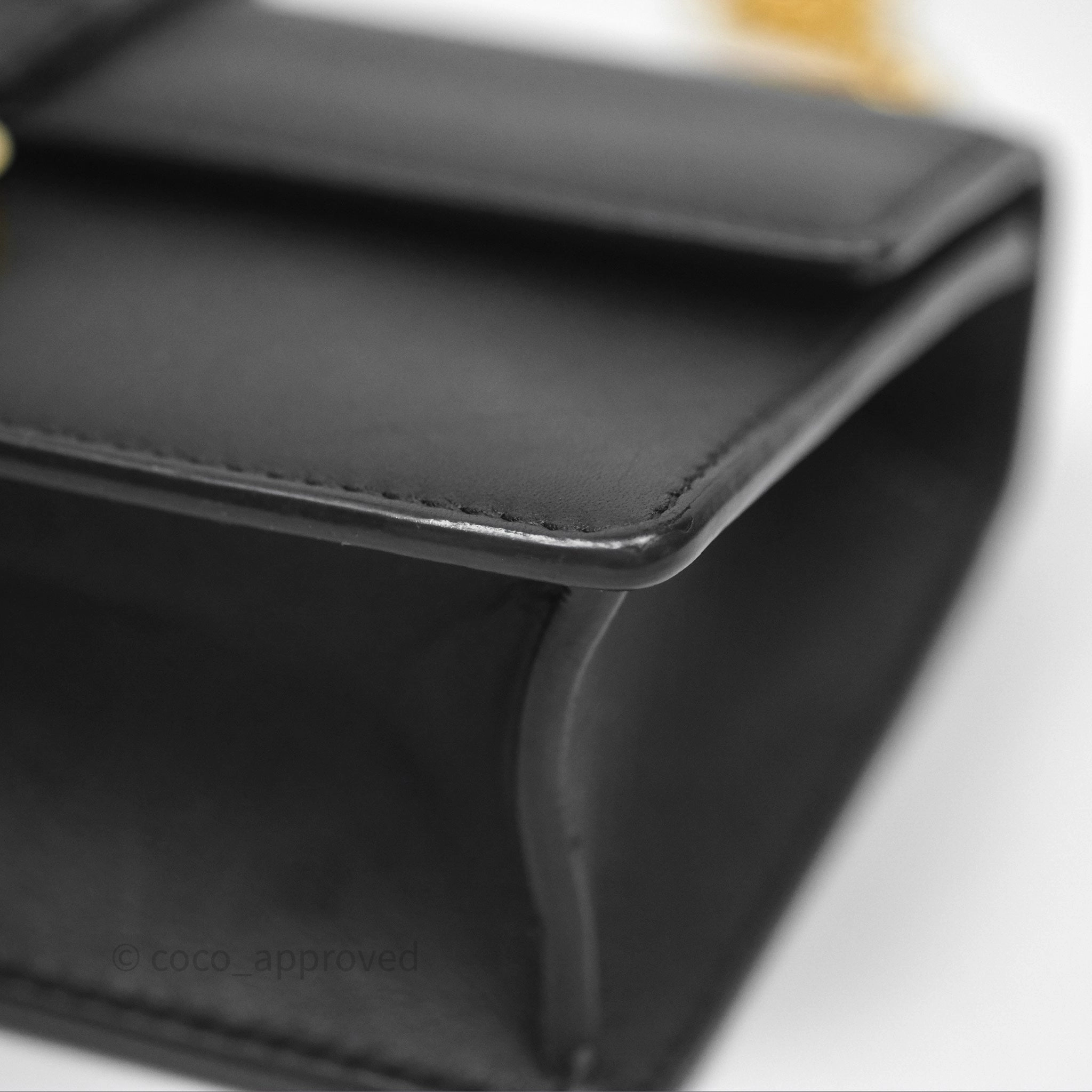 Christian Dior 30 Montaigne East-West Chain Bag Black