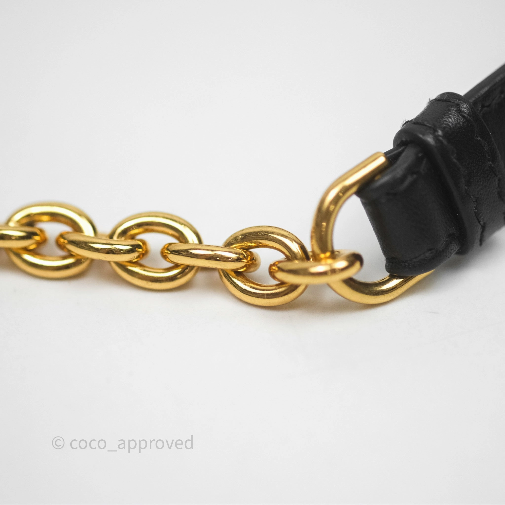 Christian Dior 30 Montaigne East-West Chain Bag Black