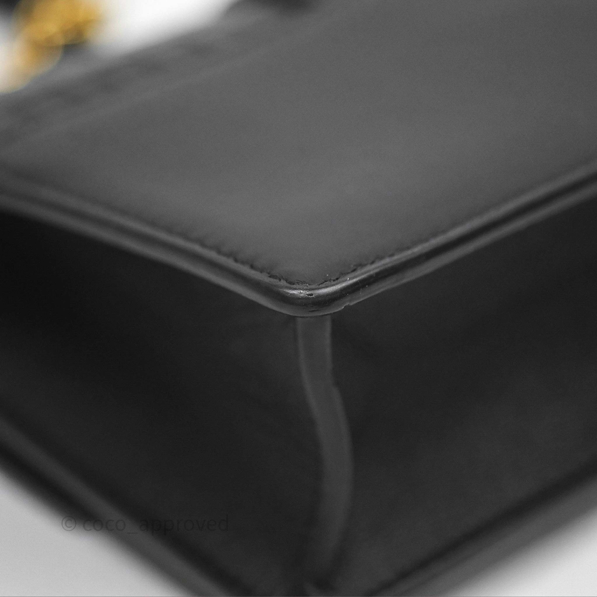 Christian Dior 30 Montaigne East-West Chain Bag Black
