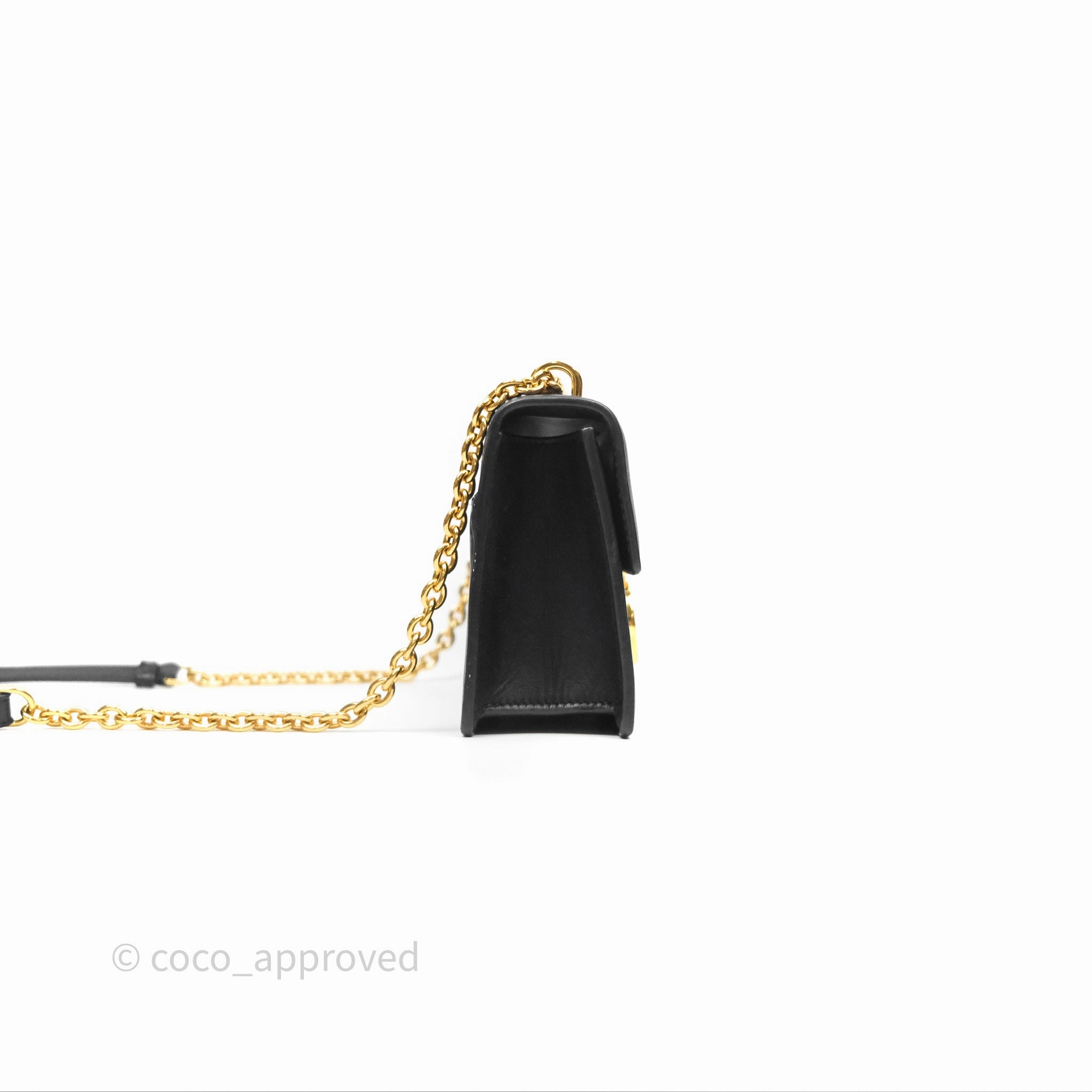 Christian Dior 30 Montaigne East-West Chain Bag Black