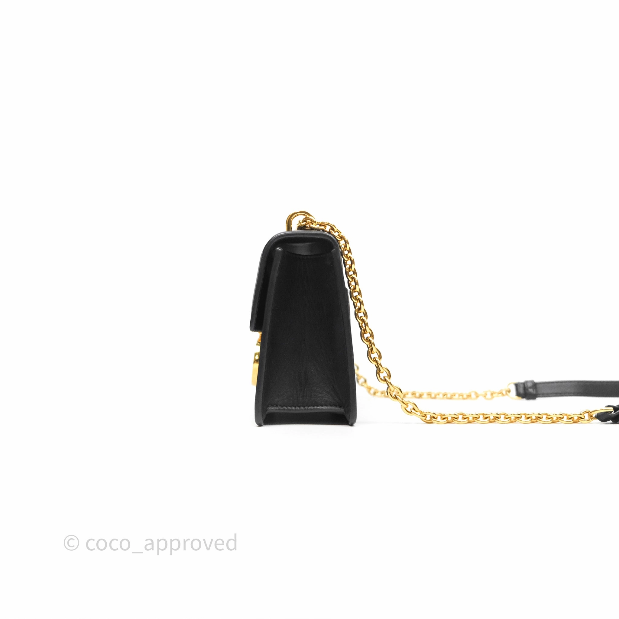 Christian Dior 30 Montaigne East-West Chain Bag Black