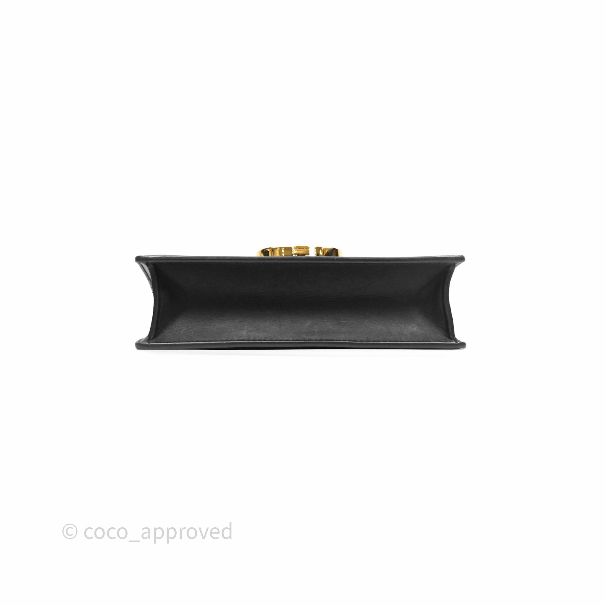 Christian Dior 30 Montaigne East-West Chain Bag Black
