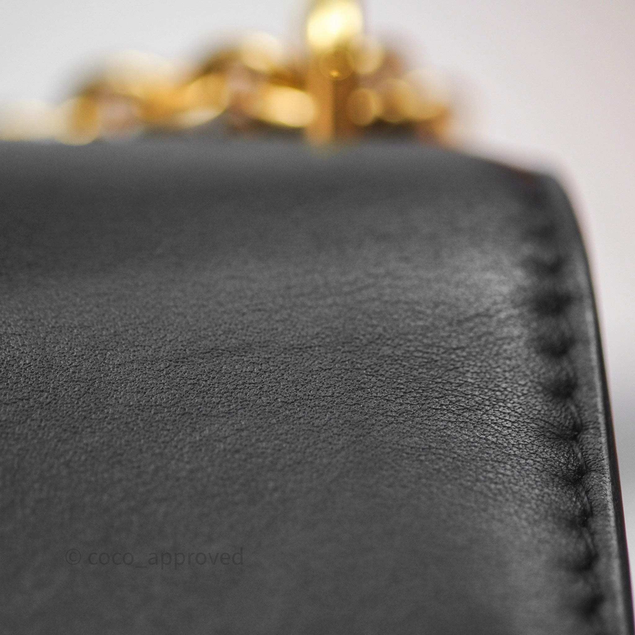 Christian Dior 30 Montaigne East-West Chain Bag Black