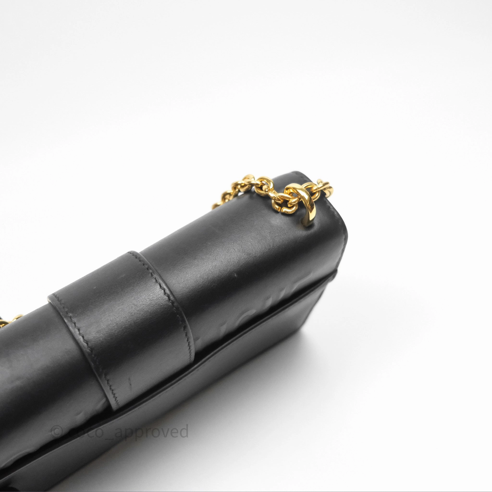 Christian Dior 30 Montaigne East-West Chain Bag Black