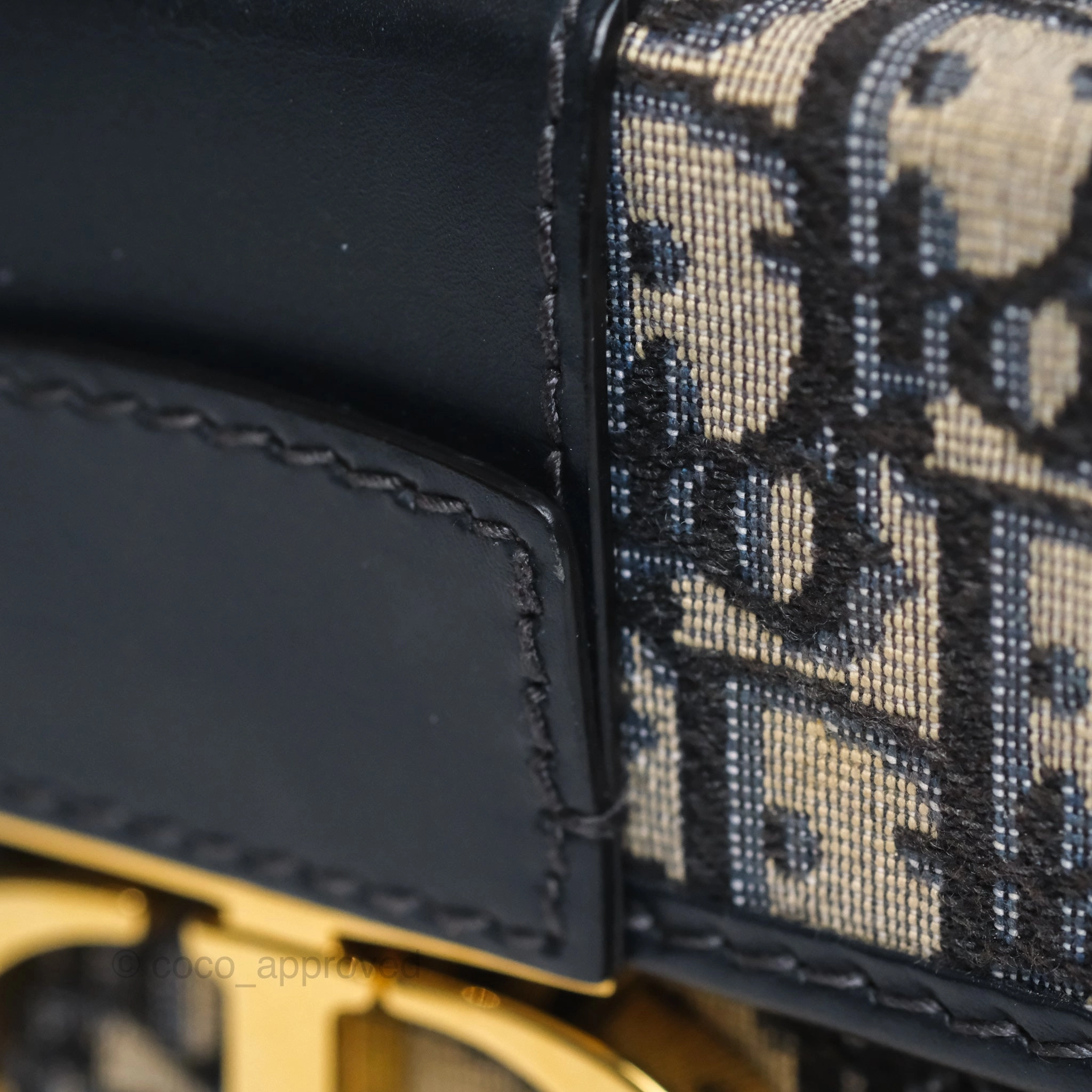 Christian Dior 30 Montaigne Oblique Jacquard Box Bag