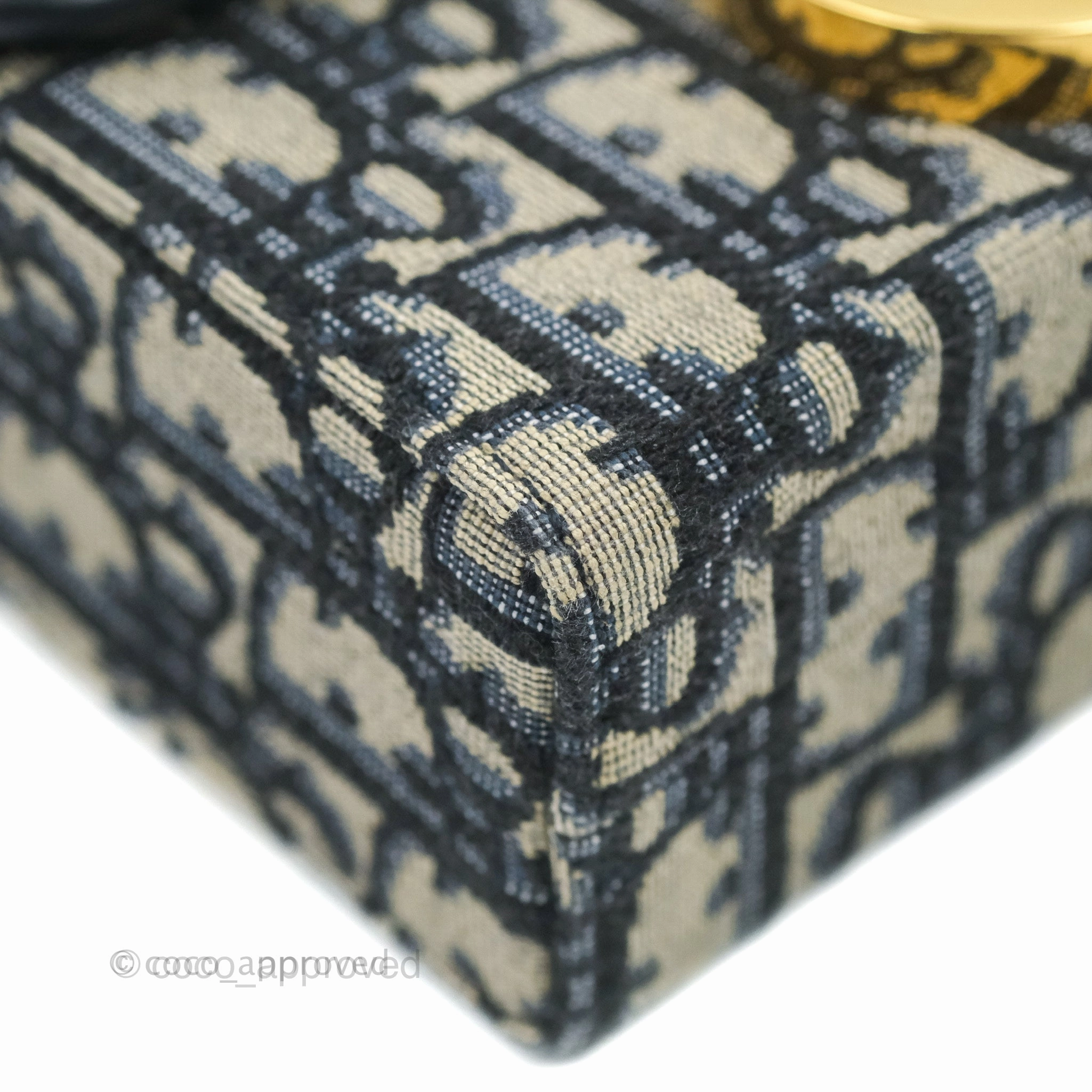 Christian Dior 30 Montaigne Oblique Jacquard Box Bag