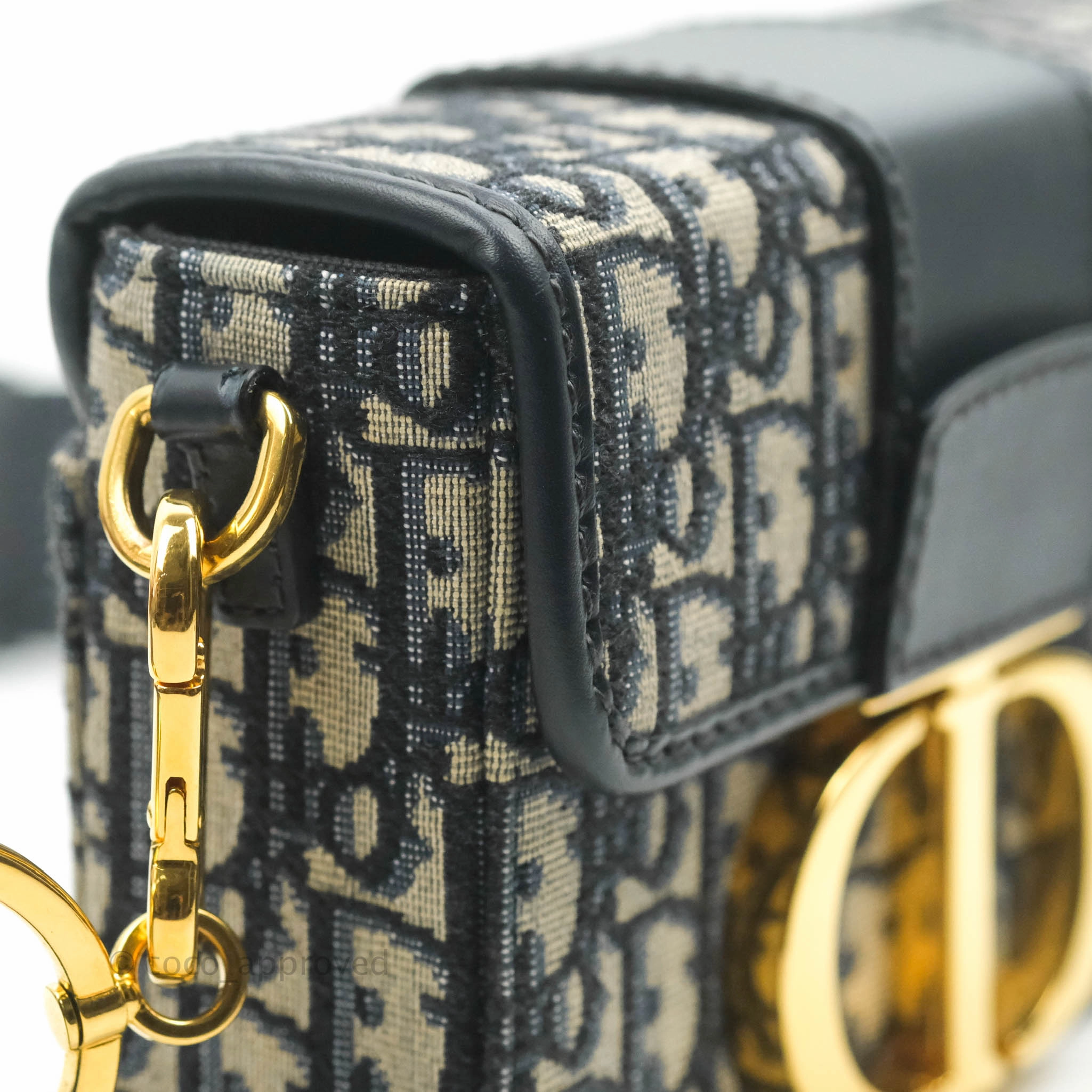 Christian Dior 30 Montaigne Oblique Jacquard Box Bag