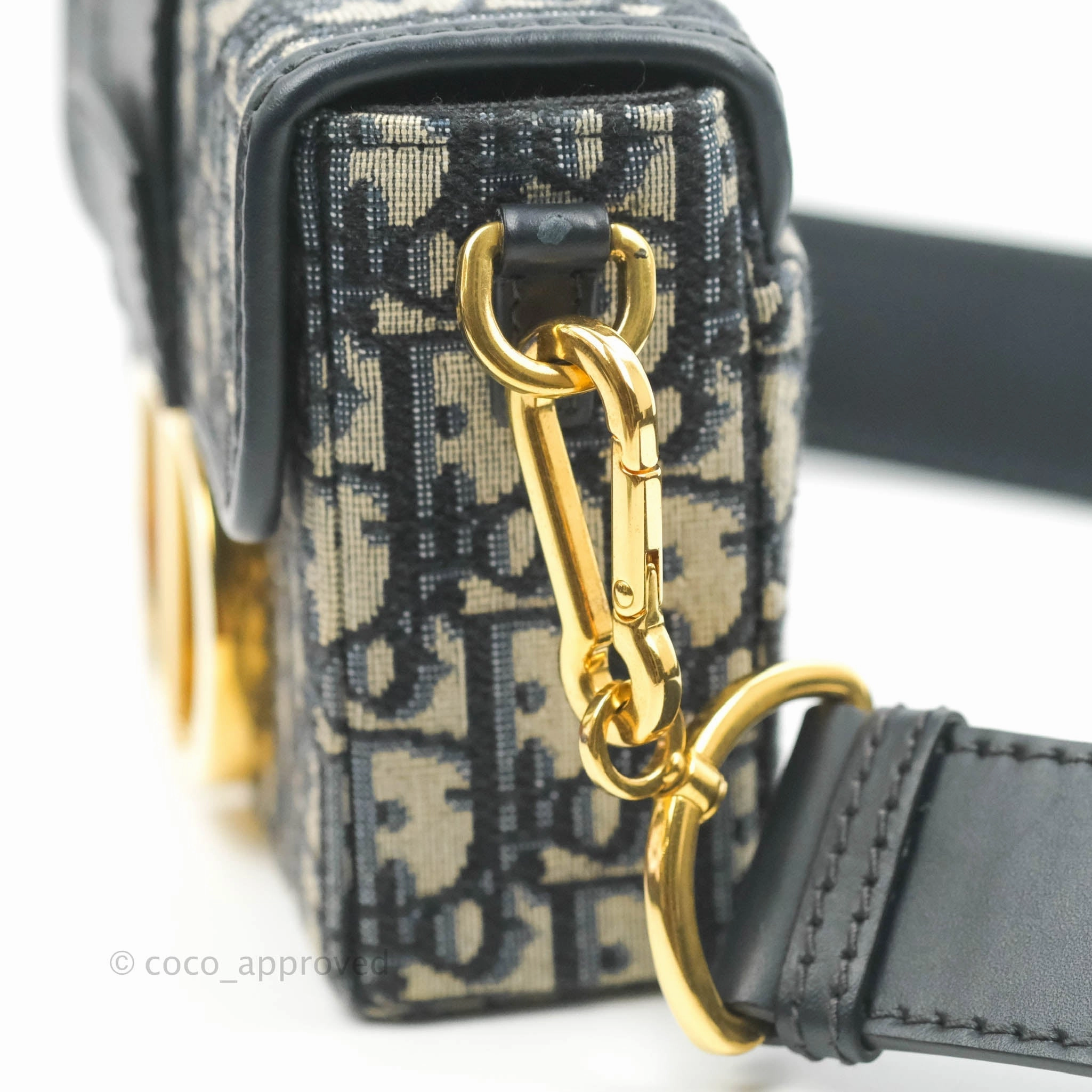 Christian Dior 30 Montaigne Oblique Jacquard Box Bag