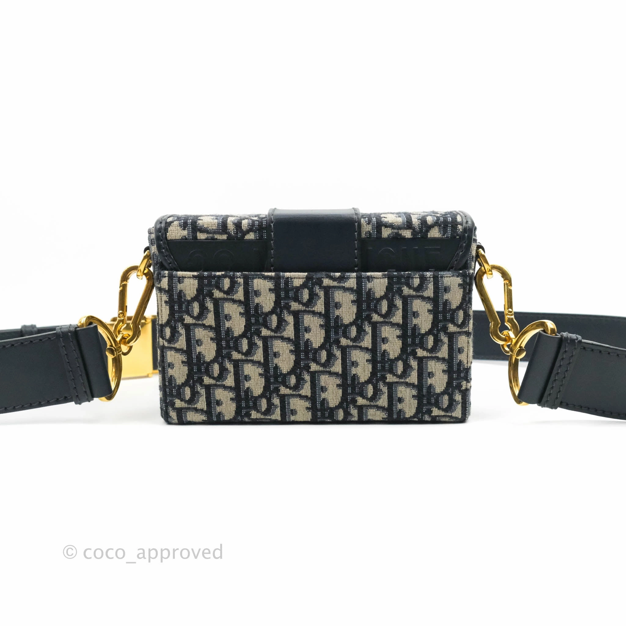 Christian Dior 30 Montaigne Oblique Jacquard Box Bag