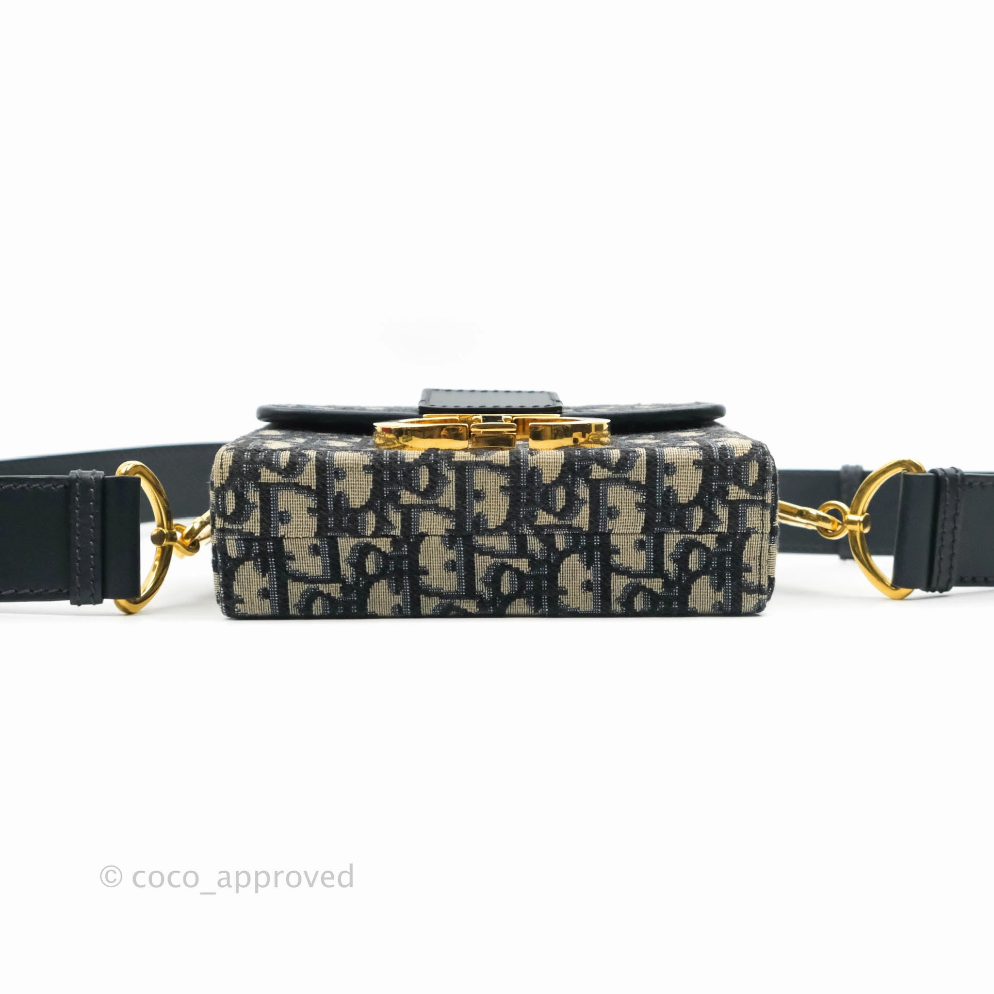 Christian Dior 30 Montaigne Oblique Jacquard Box Bag
