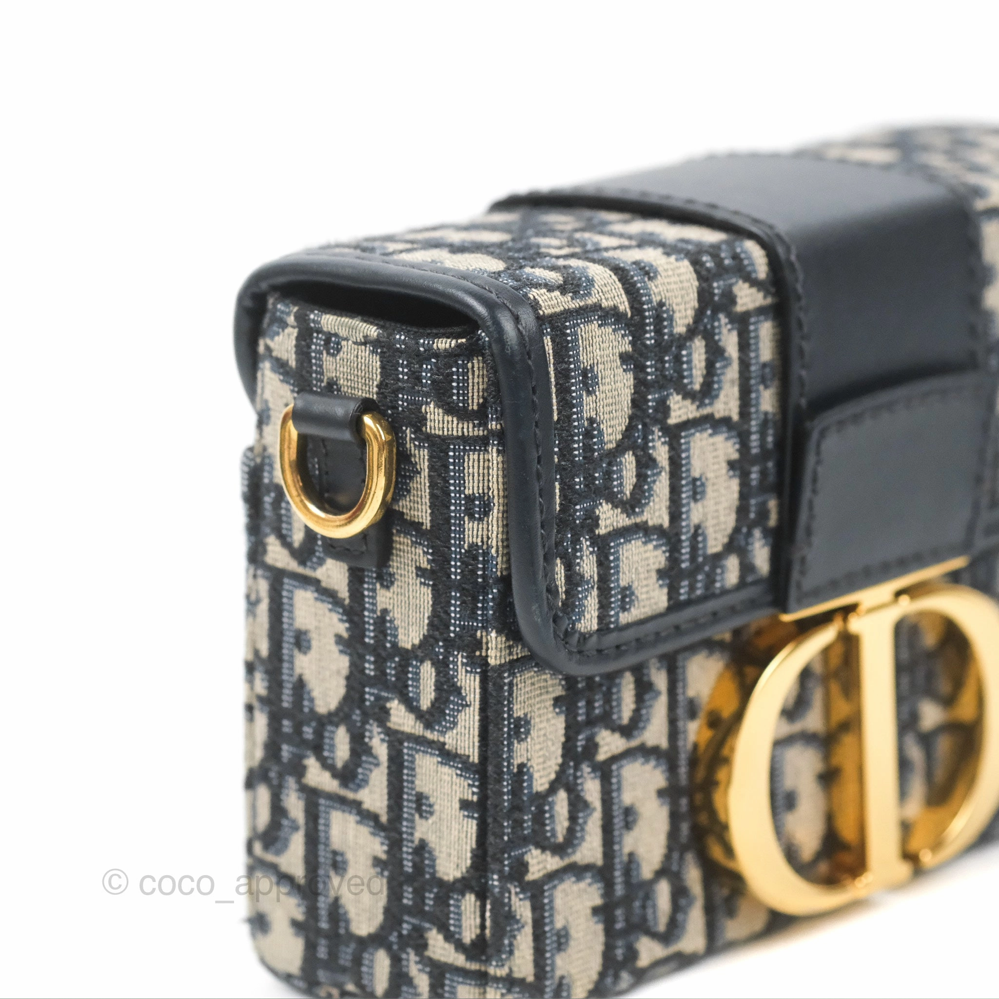 Christian Dior 30 Montaigne Oblique Jacquard Box Bag