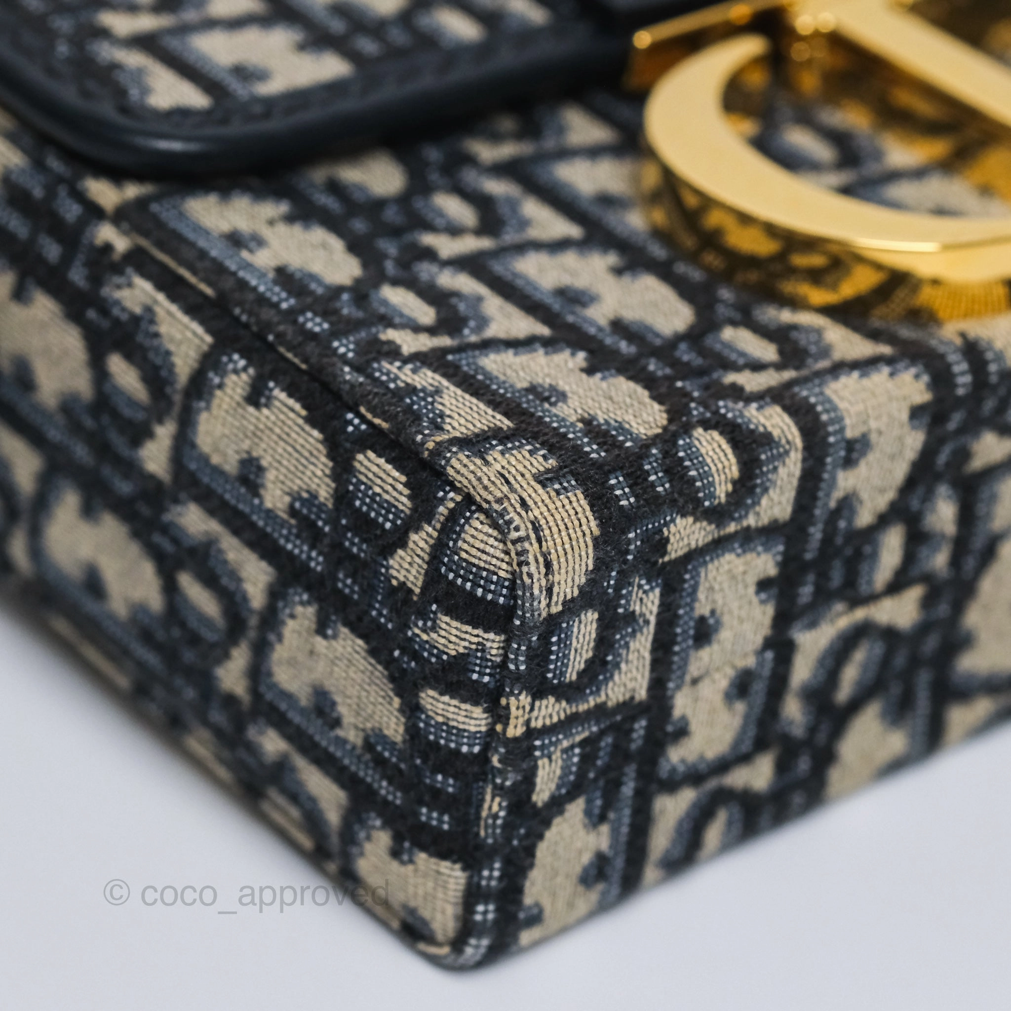 Christian Dior 30 Montaigne Oblique Jacquard Box Bag
