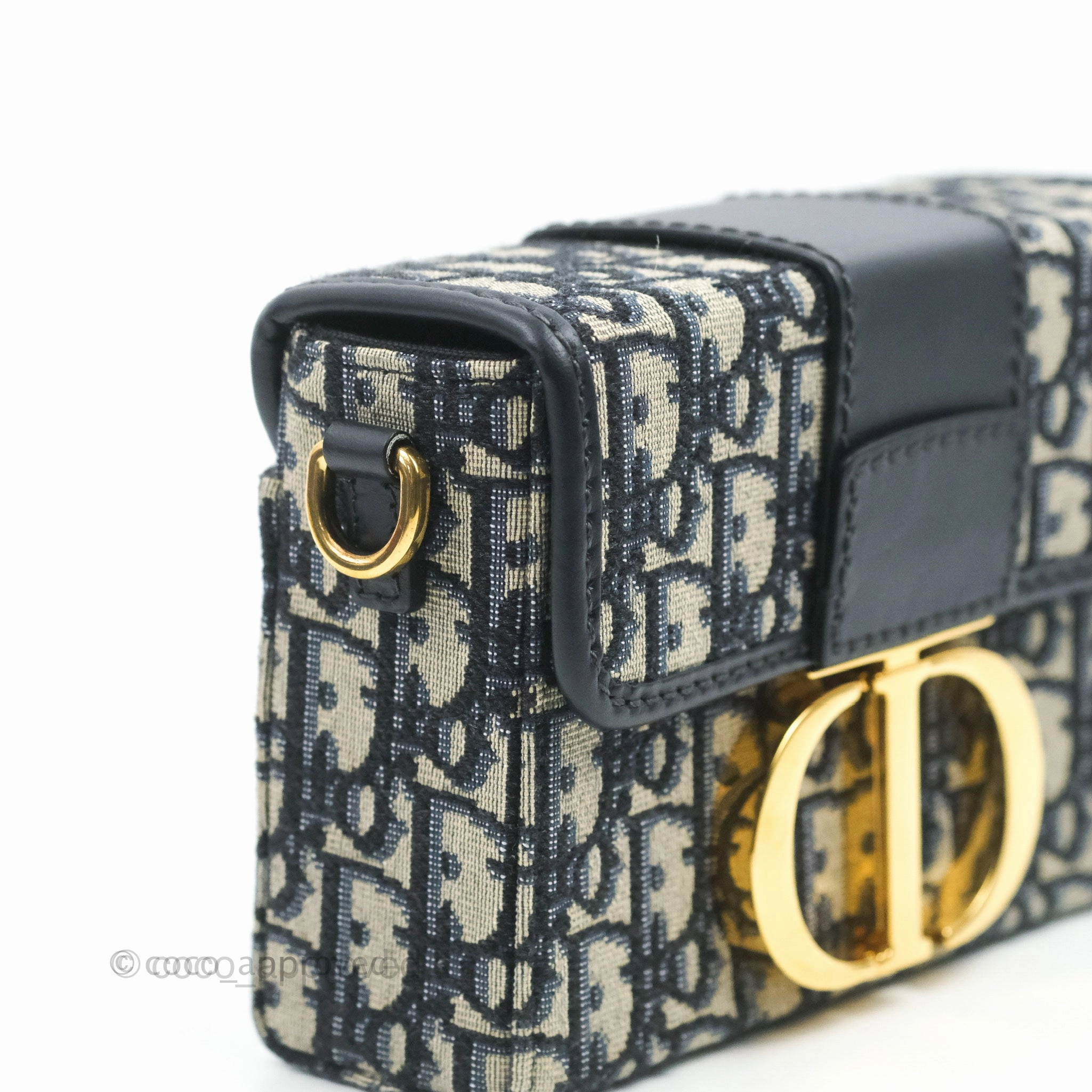 Christian Dior 30 Montaigne Oblique Jacquard Box Bag