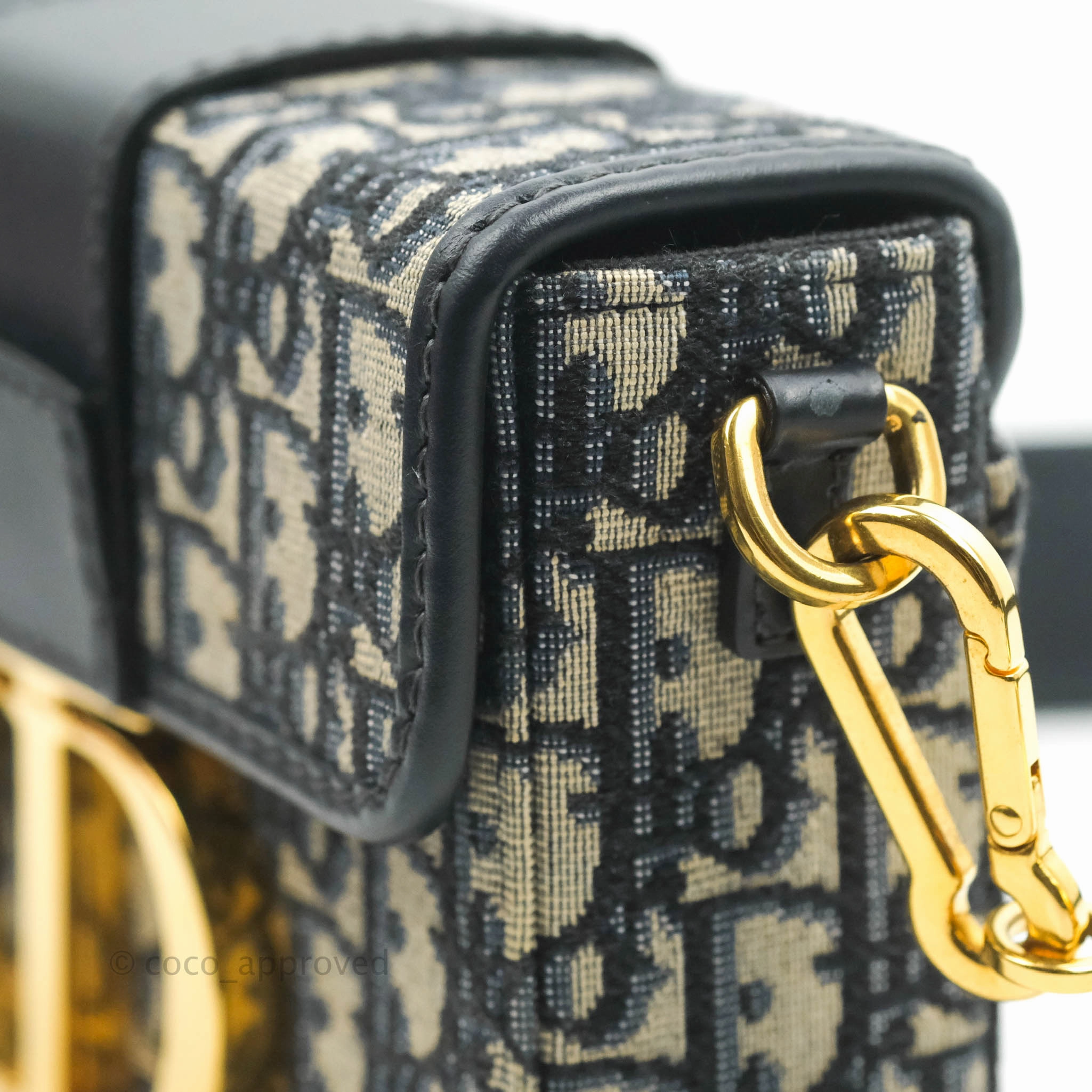 Christian Dior 30 Montaigne Oblique Jacquard Box Bag