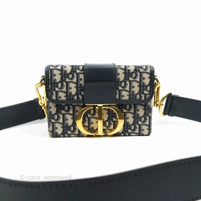 Christian Dior 30 Montaigne Oblique Jacquard Box Bag