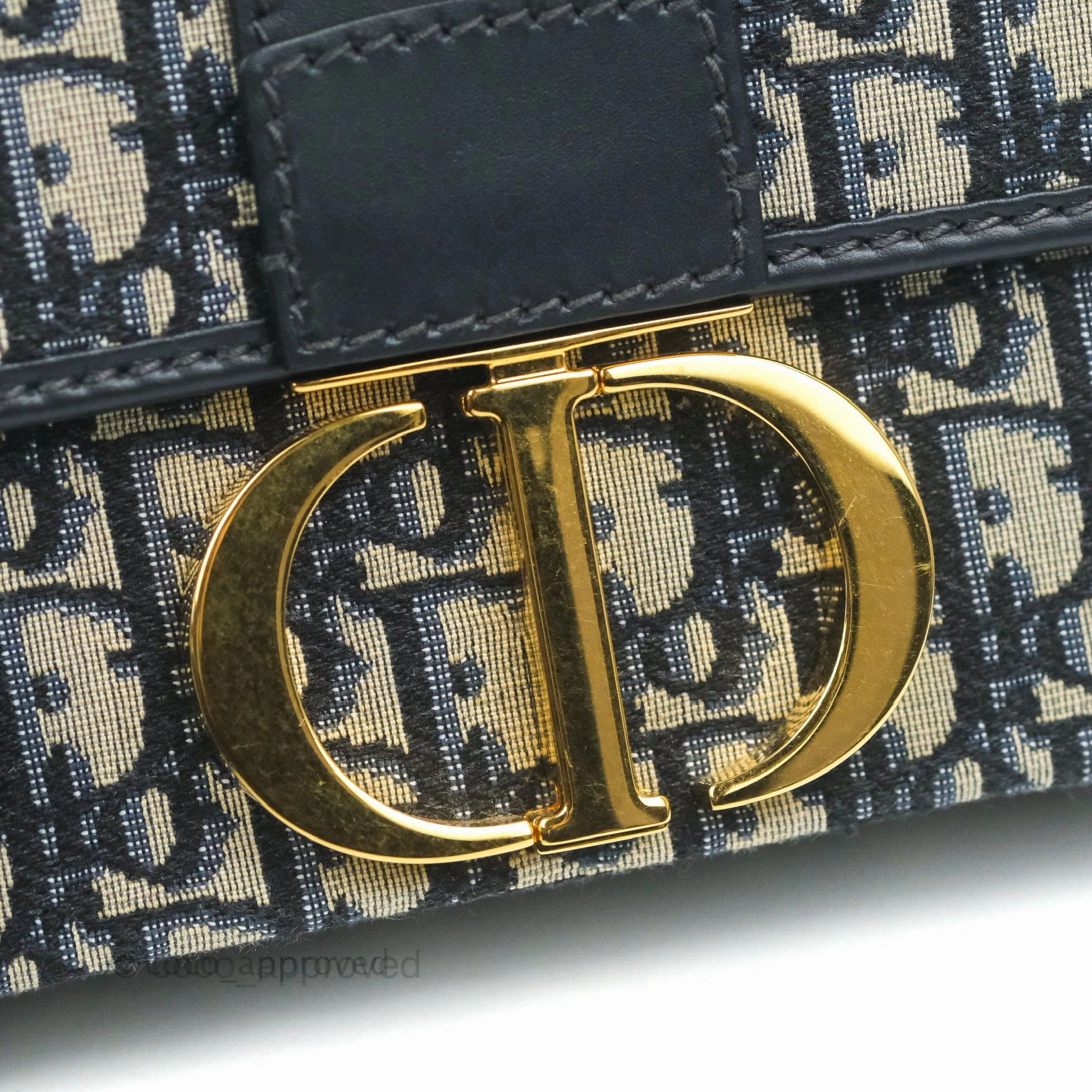 Christian Dior 30 Montaigne Oblique Jacquard Box Bag