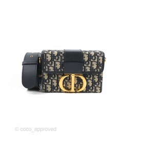 Christian Dior 30 Montaigne Oblique Jacquard Box Bag