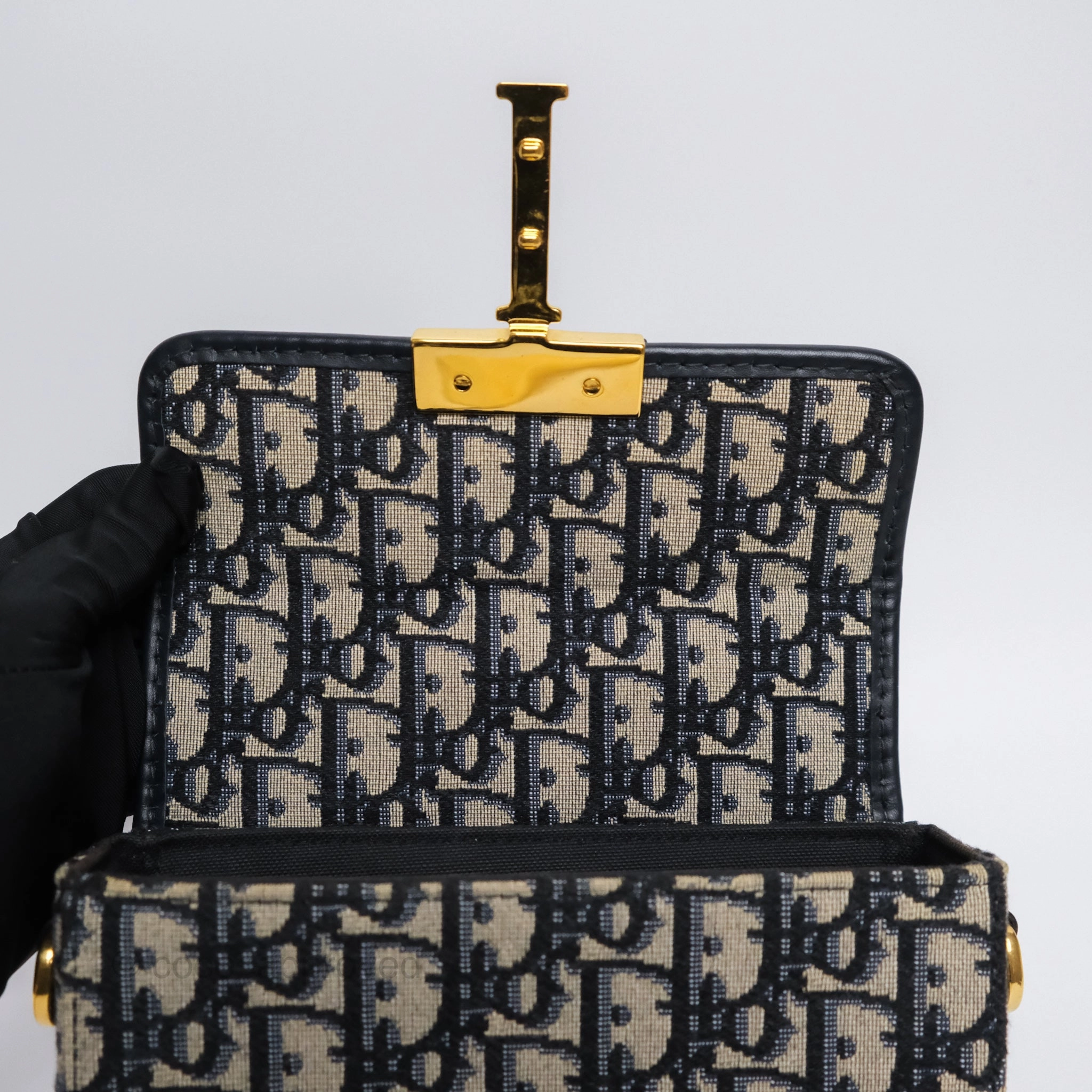 Christian Dior 30 Montaigne Oblique Jacquard Box Bag