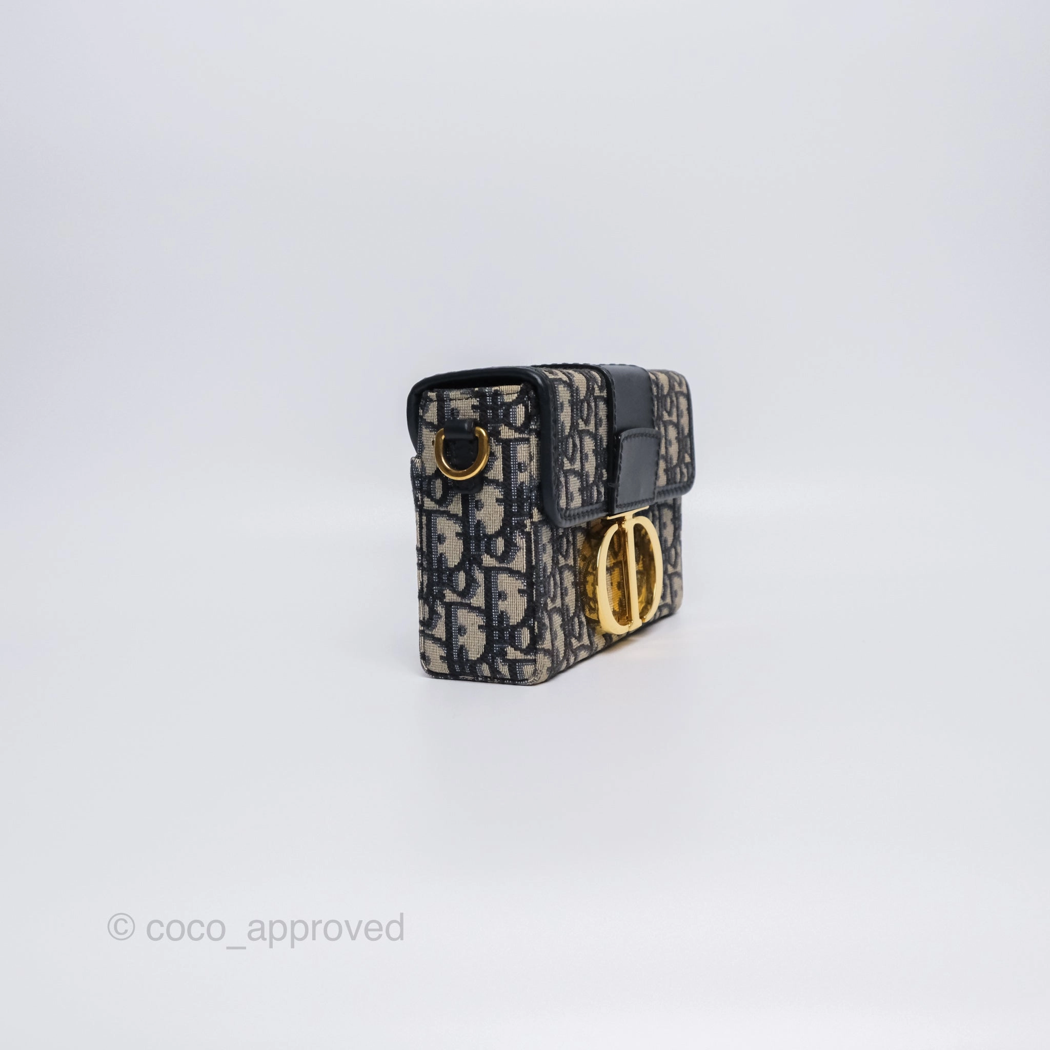 Christian Dior 30 Montaigne Oblique Jacquard Box Bag