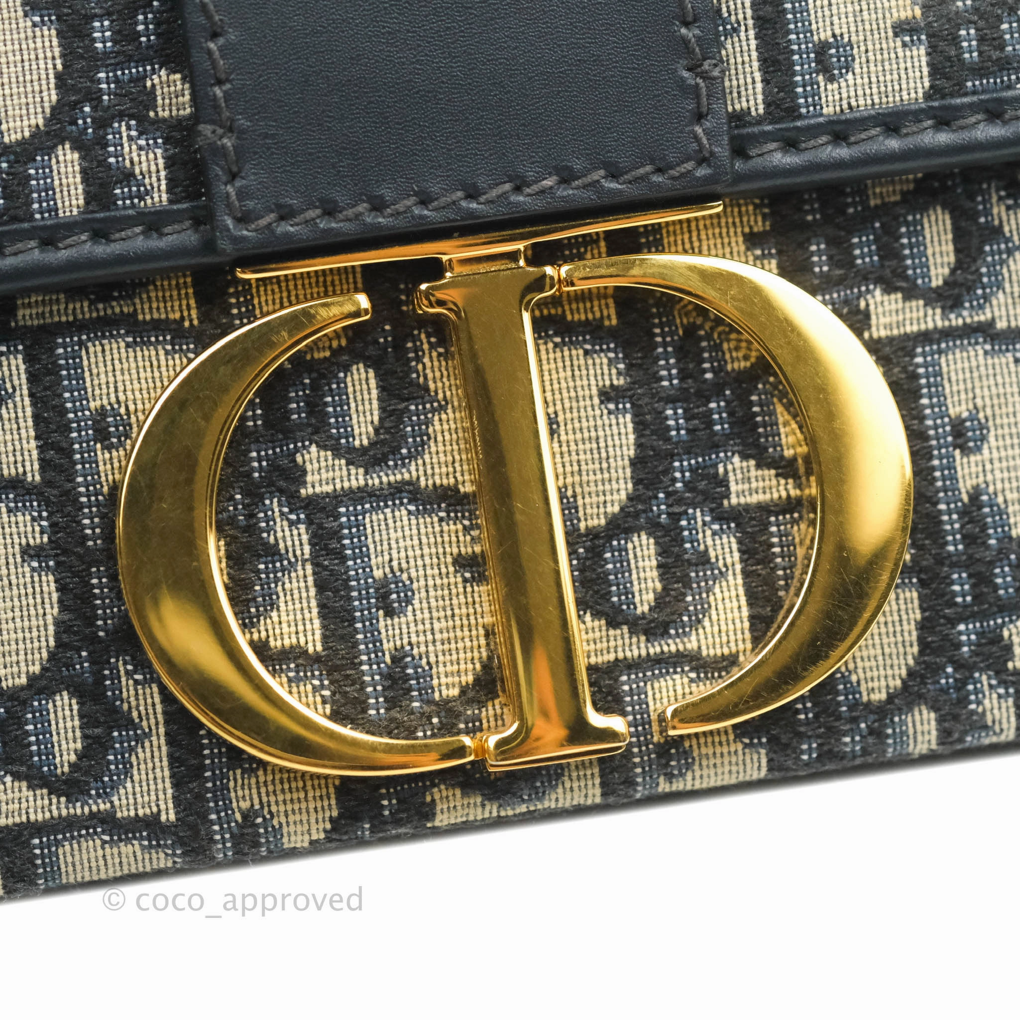 Christian Dior 30 Montaigne Oblique Jacquard Box Bag