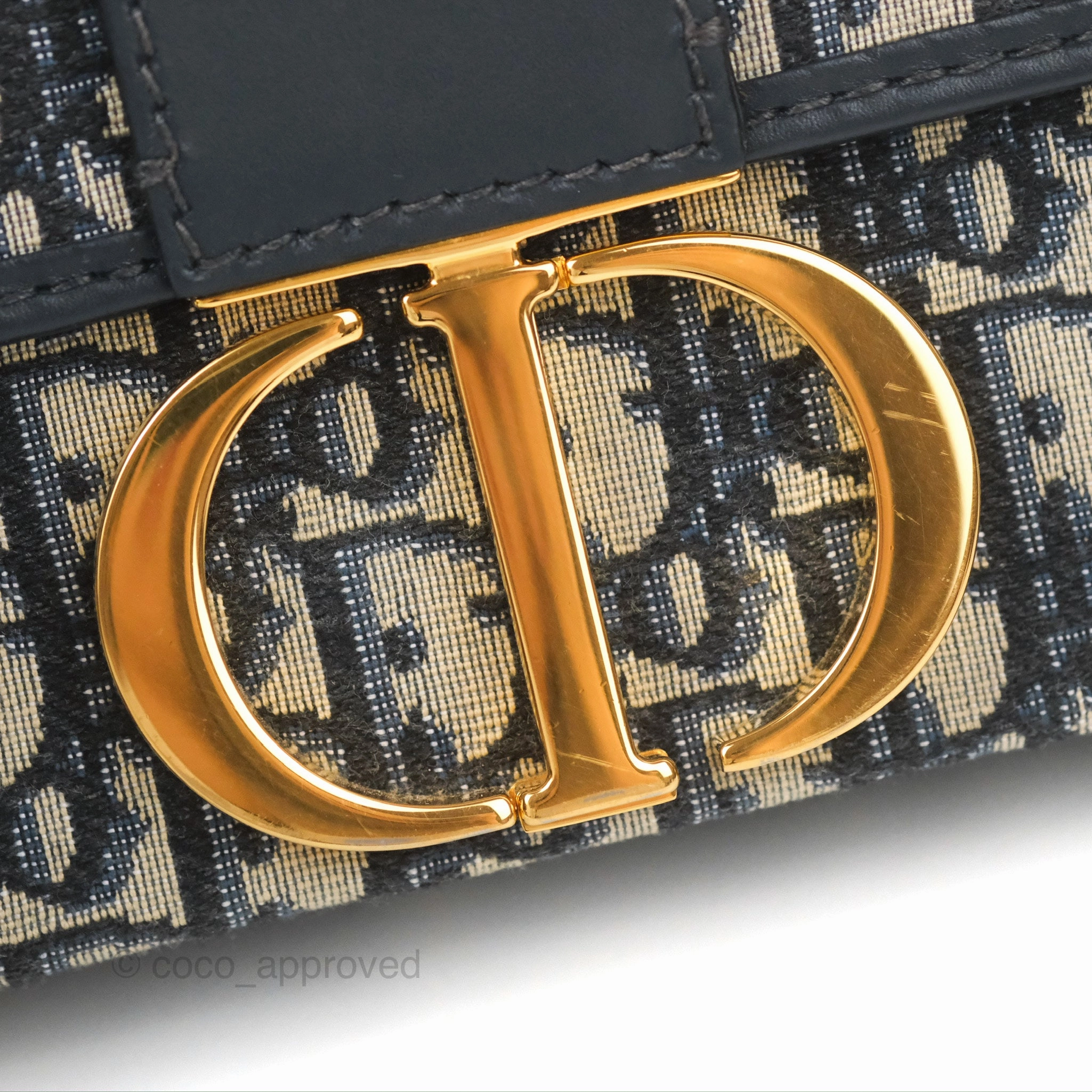 Christian Dior 30 Montaigne Oblique Jacquard Box Bag