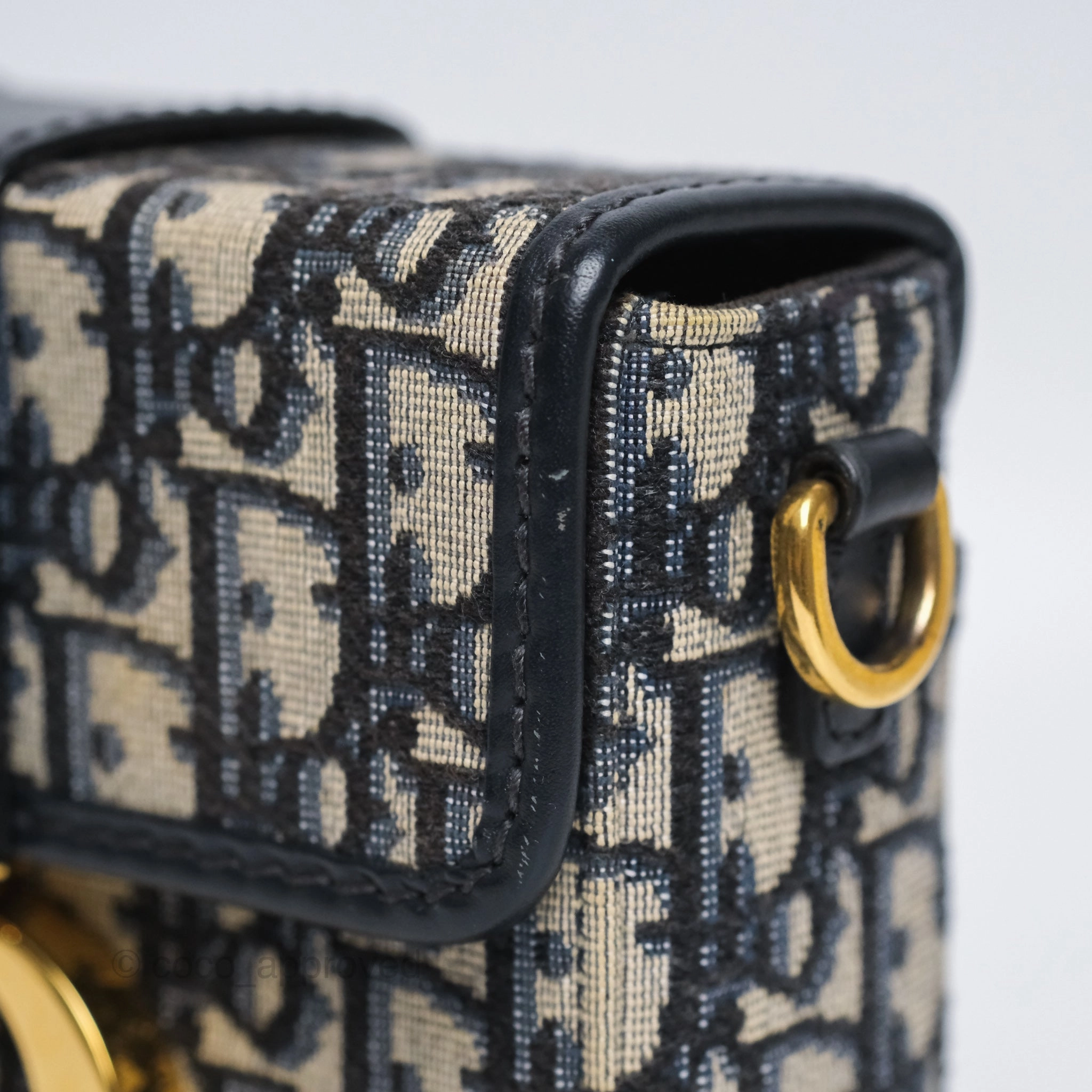 Christian Dior 30 Montaigne Oblique Jacquard Box Bag