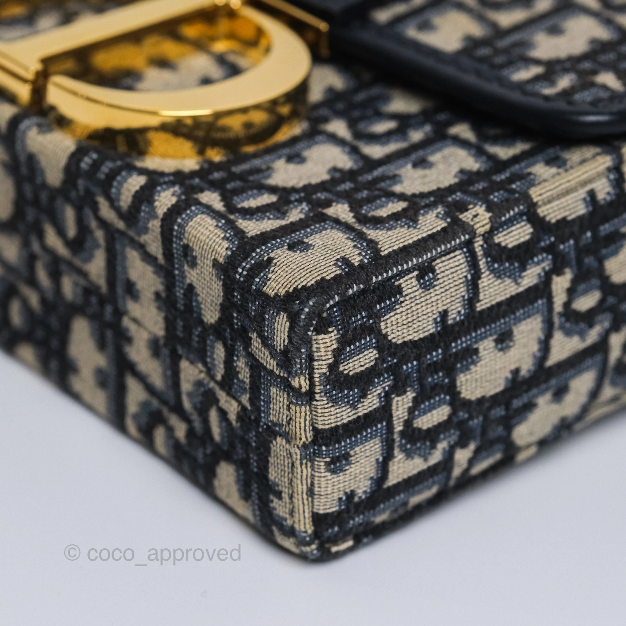 Christian Dior 30 Montaigne Oblique Jacquard Box Bag