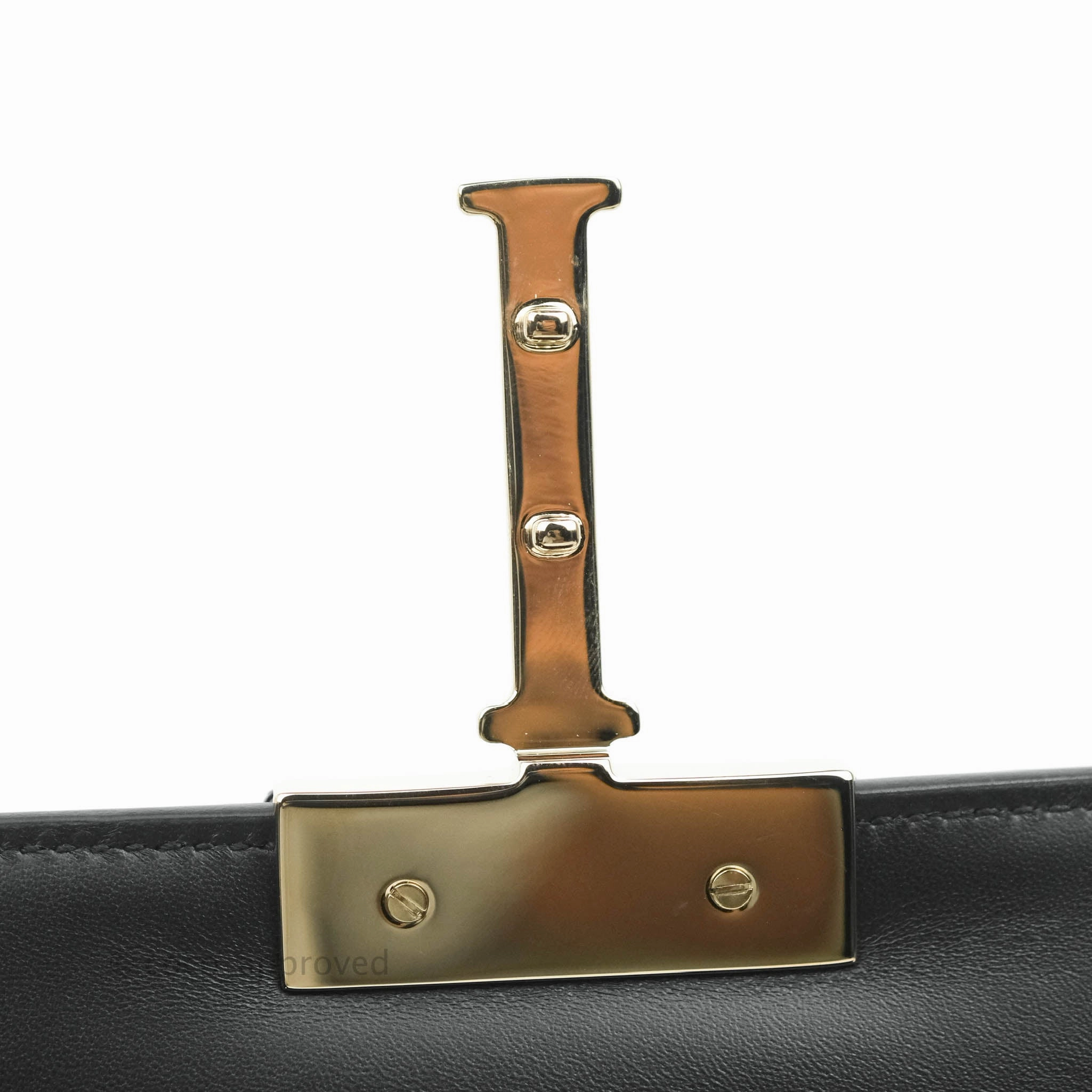 Christian Dior 30 Montaigne with Chain Black Grained Calfskin