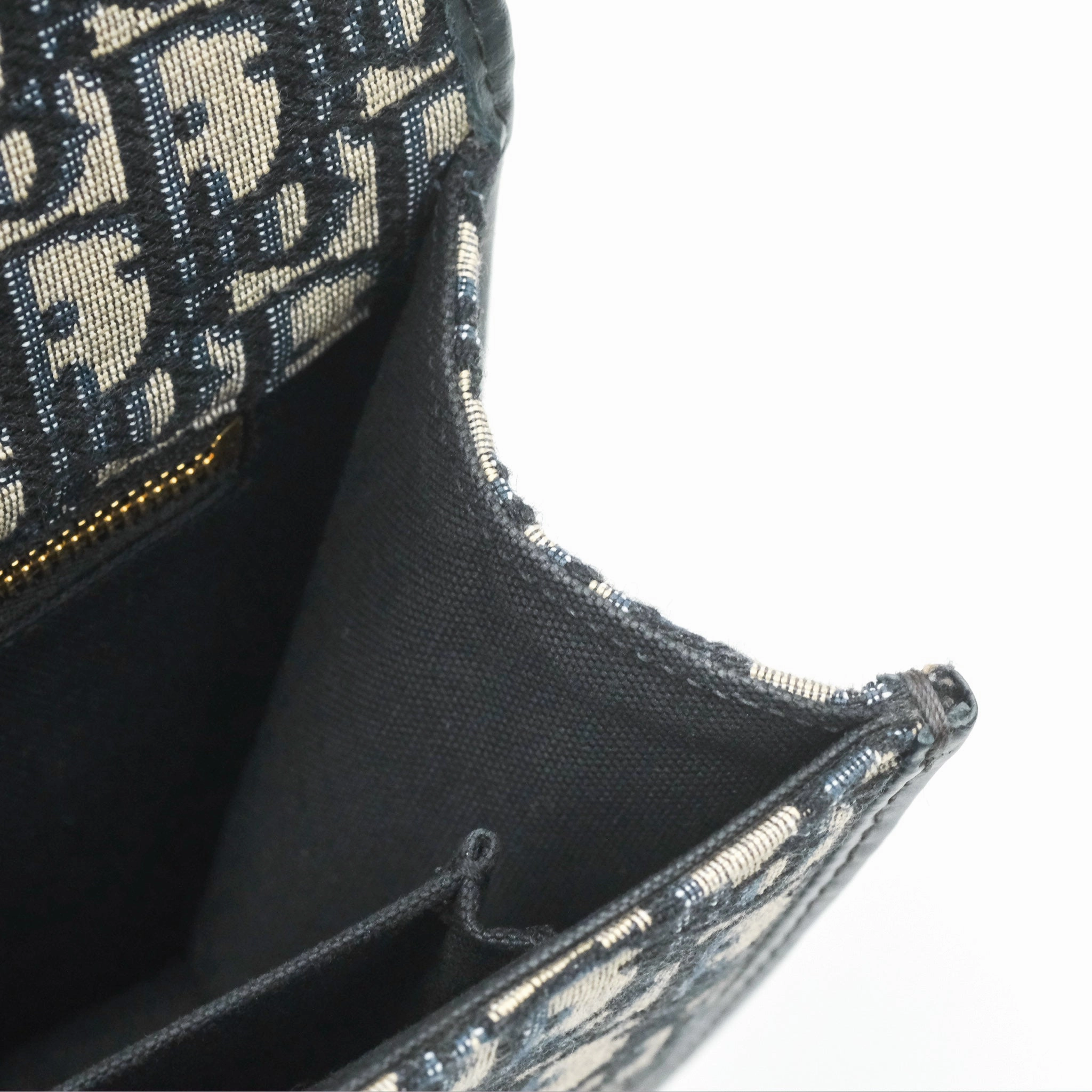 Christian Dior 30 Montaigne with Chain Blue Dior Oblique Jacquard