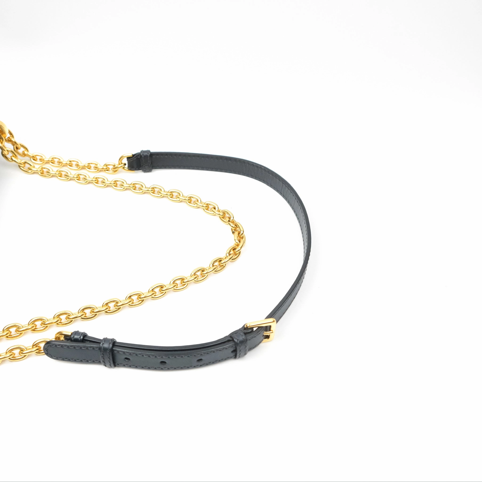 Christian Dior 30 Montaigne with Chain Blue Dior Oblique Jacquard