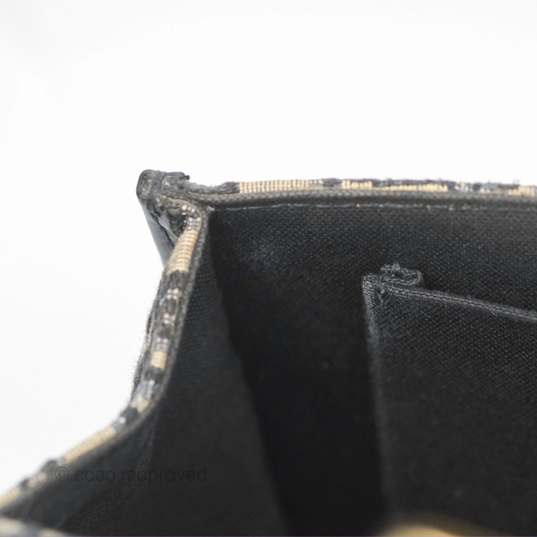 Christian Dior 30 Montaigne with Chain Blue Dior Oblique Jacquard