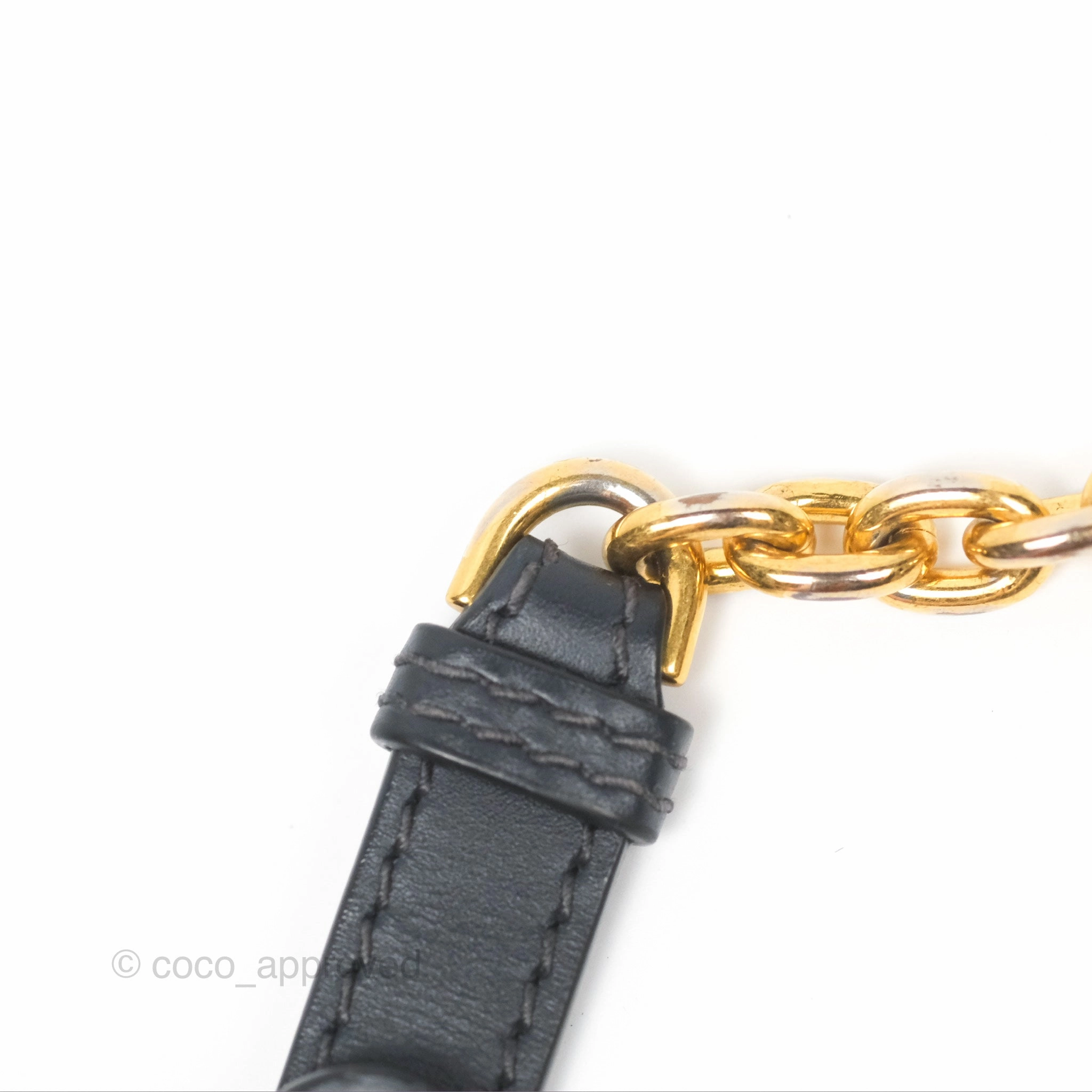Christian Dior 30 Montaigne with Chain Blue Dior Oblique Jacquard