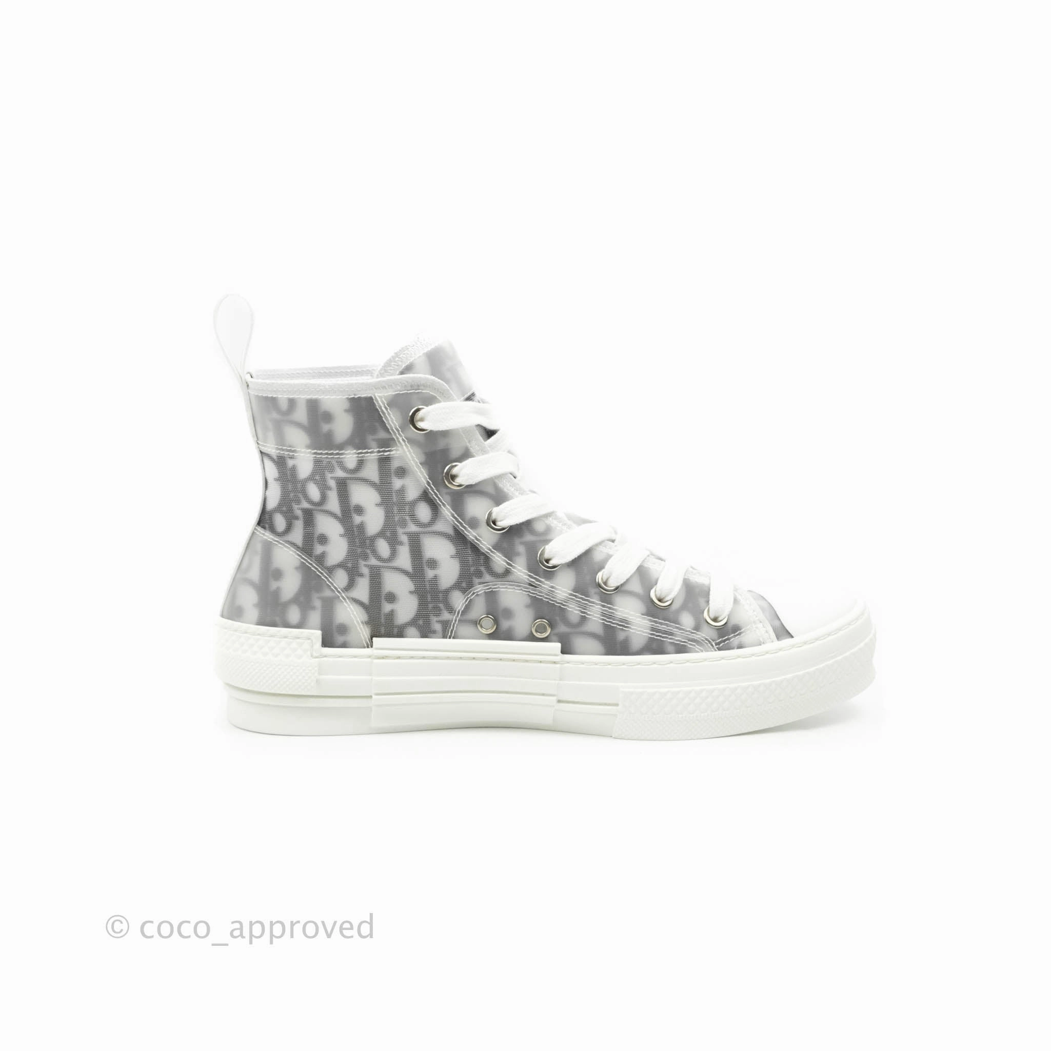 Christian Dior B23 Black Oblique High-Top Sneakers