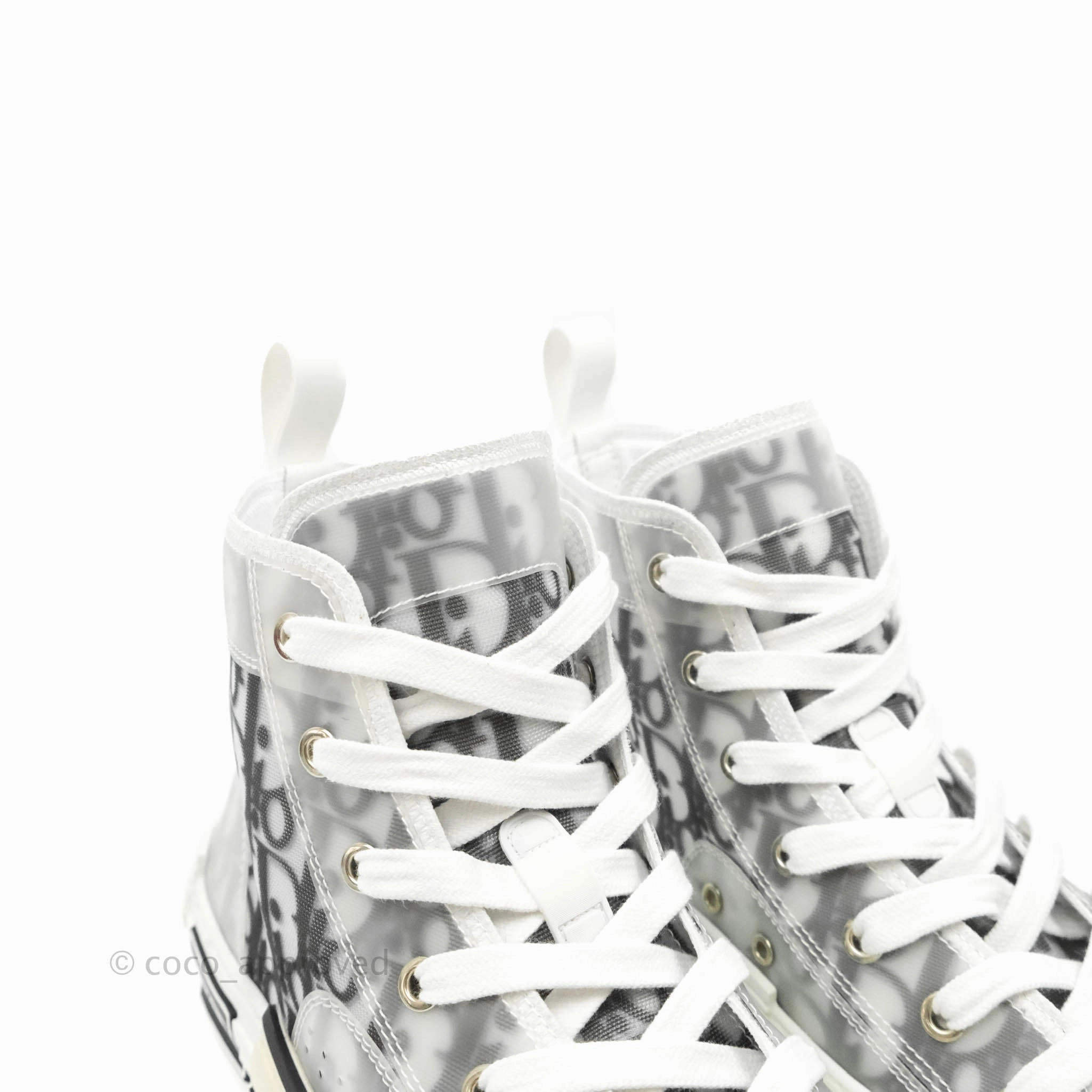 Christian Dior B23 Black Oblique High-Top Sneakers
