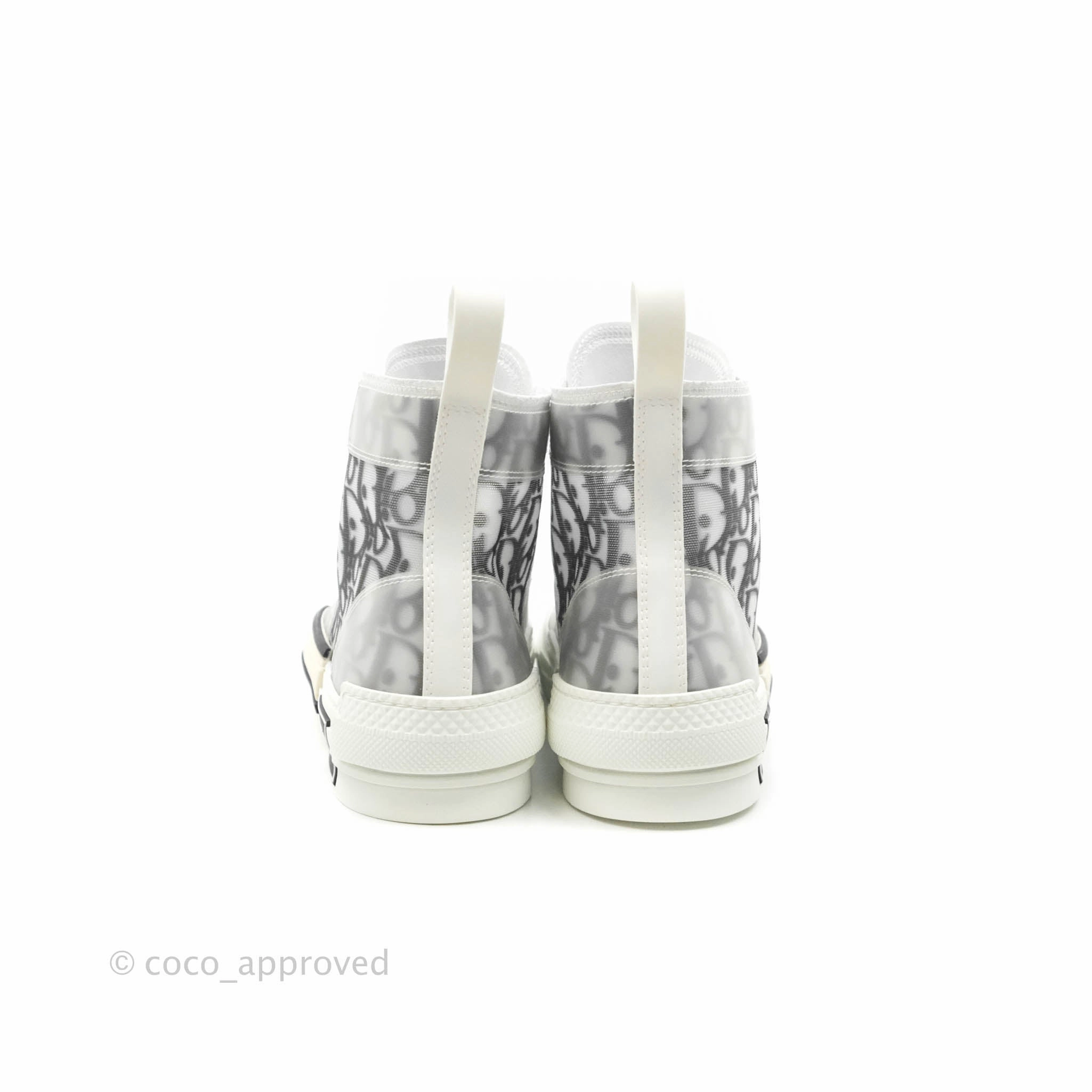 Christian Dior B23 Black Oblique High-Top Sneakers