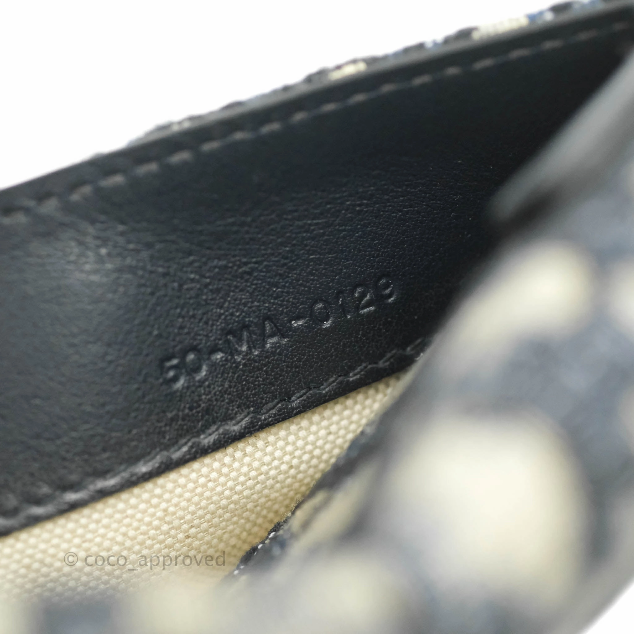 Christian Dior Blue Oblique Jacquard Saddle Belt Bag