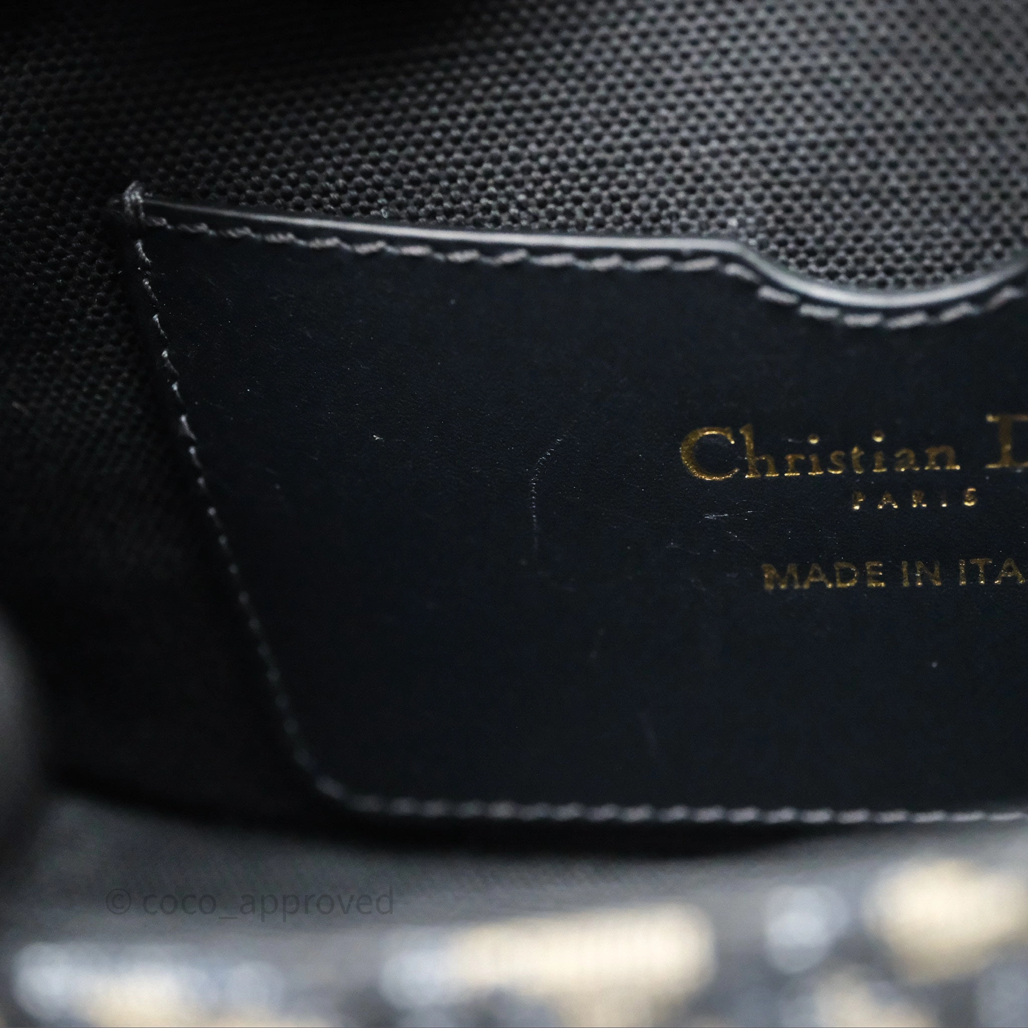 Christian Dior Bobby East-West Bag Blue Oblique Jacquard Canvas