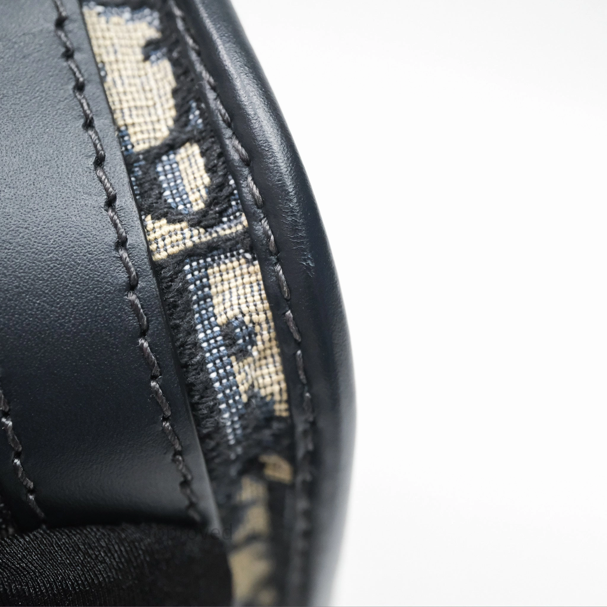 Christian Dior Bobby East-West Bag Blue Oblique Jacquard Canvas