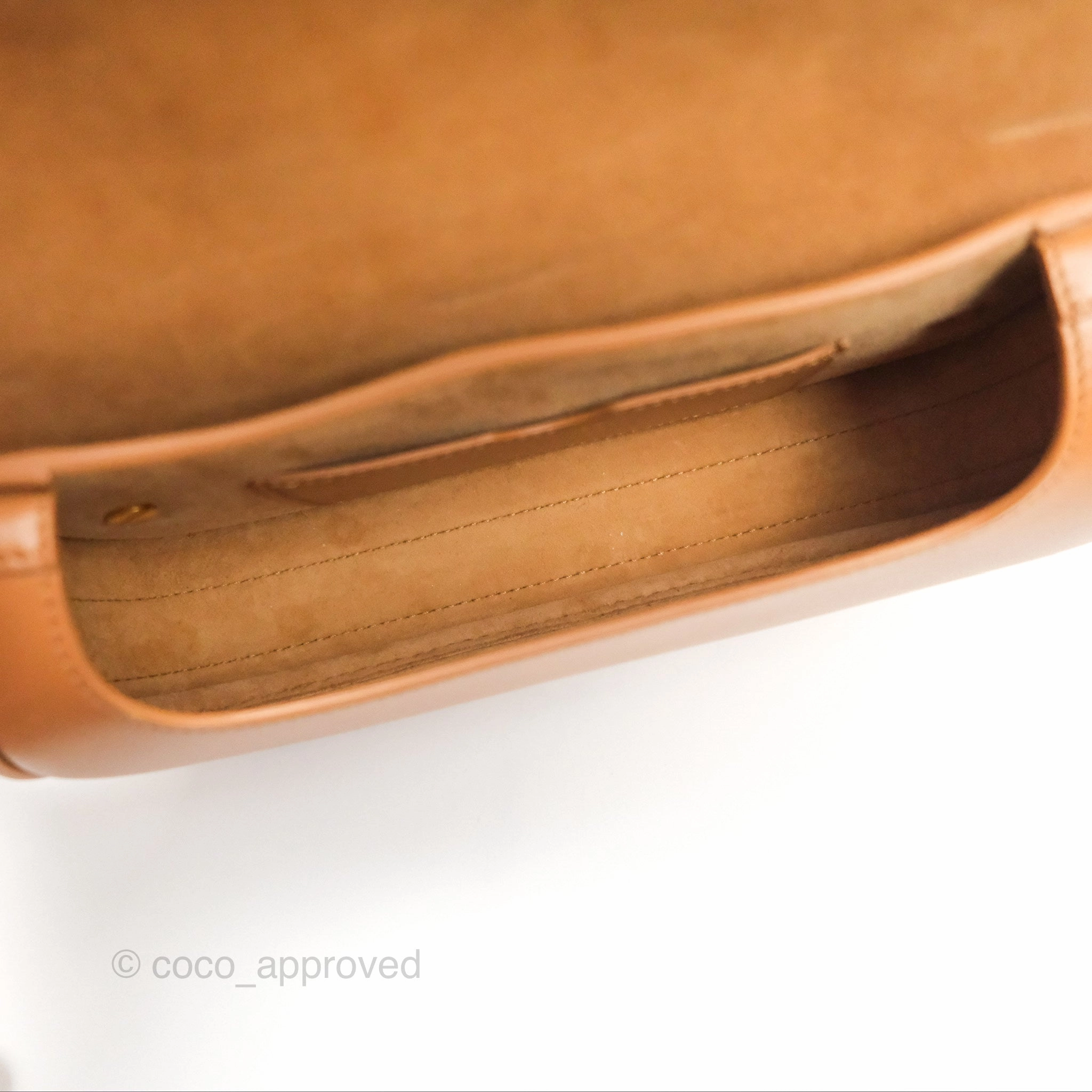 Christian Dior Bobby East-West Bag Calfskin Camel