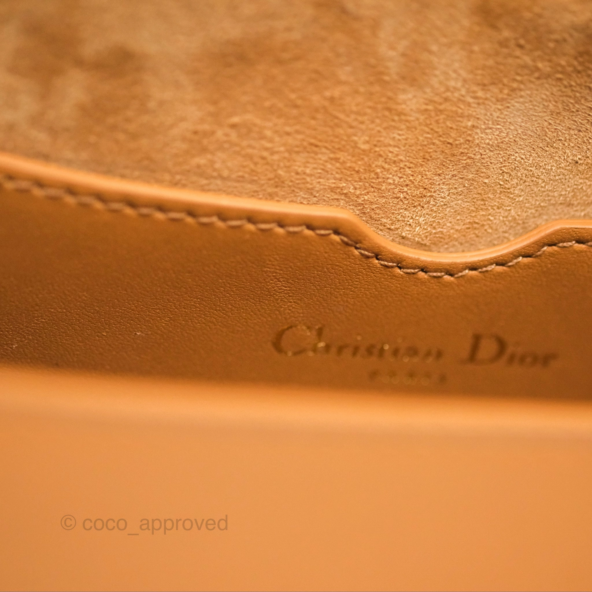 Christian Dior Bobby East-West Bag Calfskin Camel