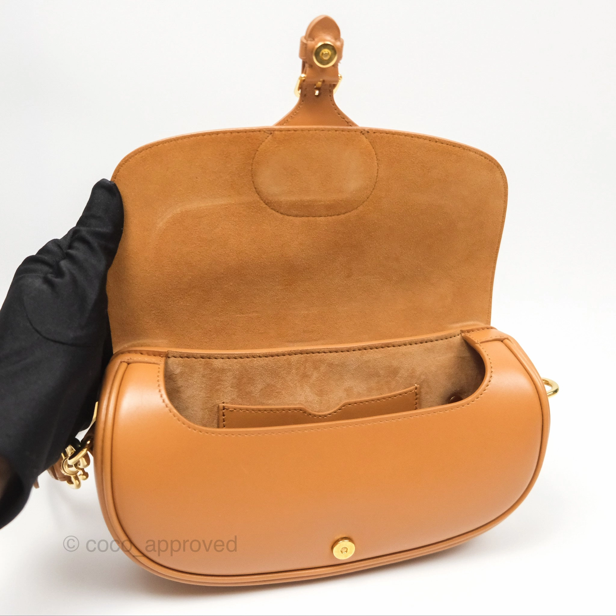 Christian Dior Bobby East-West Bag Calfskin Camel